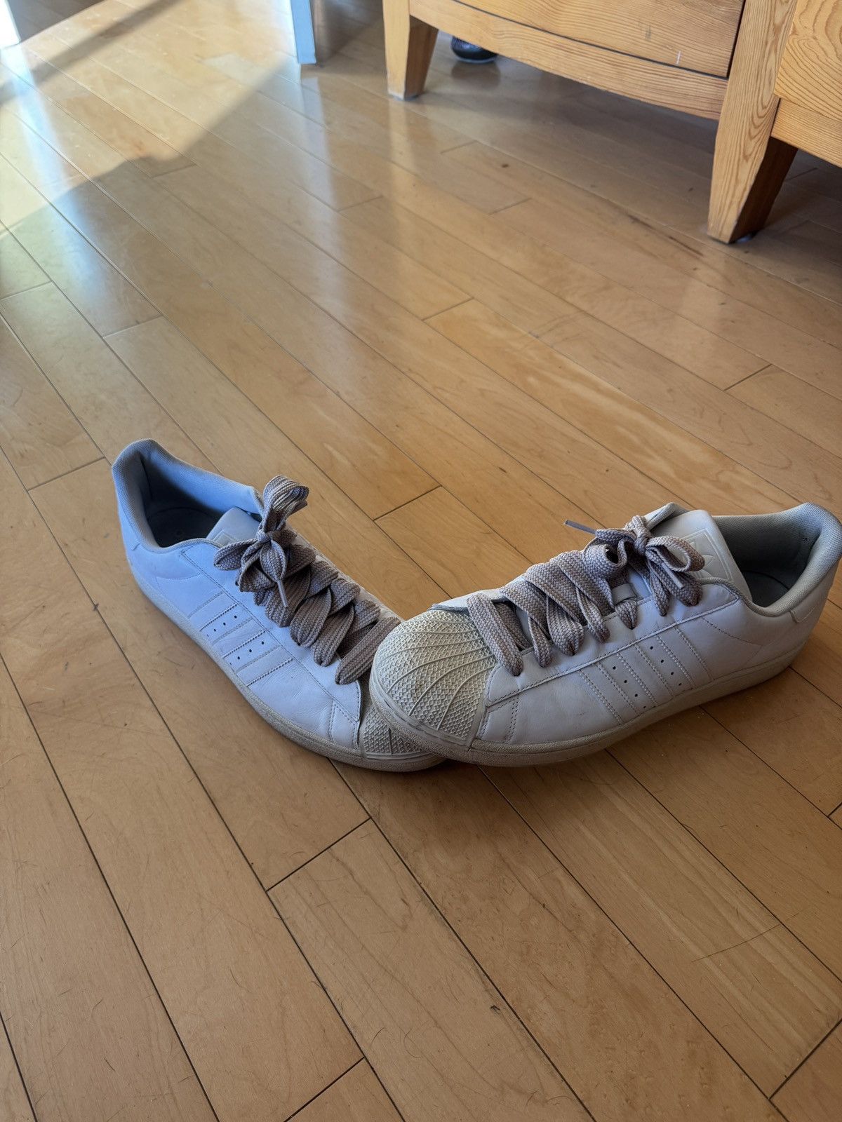 Adidas Fat laced adidas superstar Size US 14 / EU 47 - 1 Thumbnail