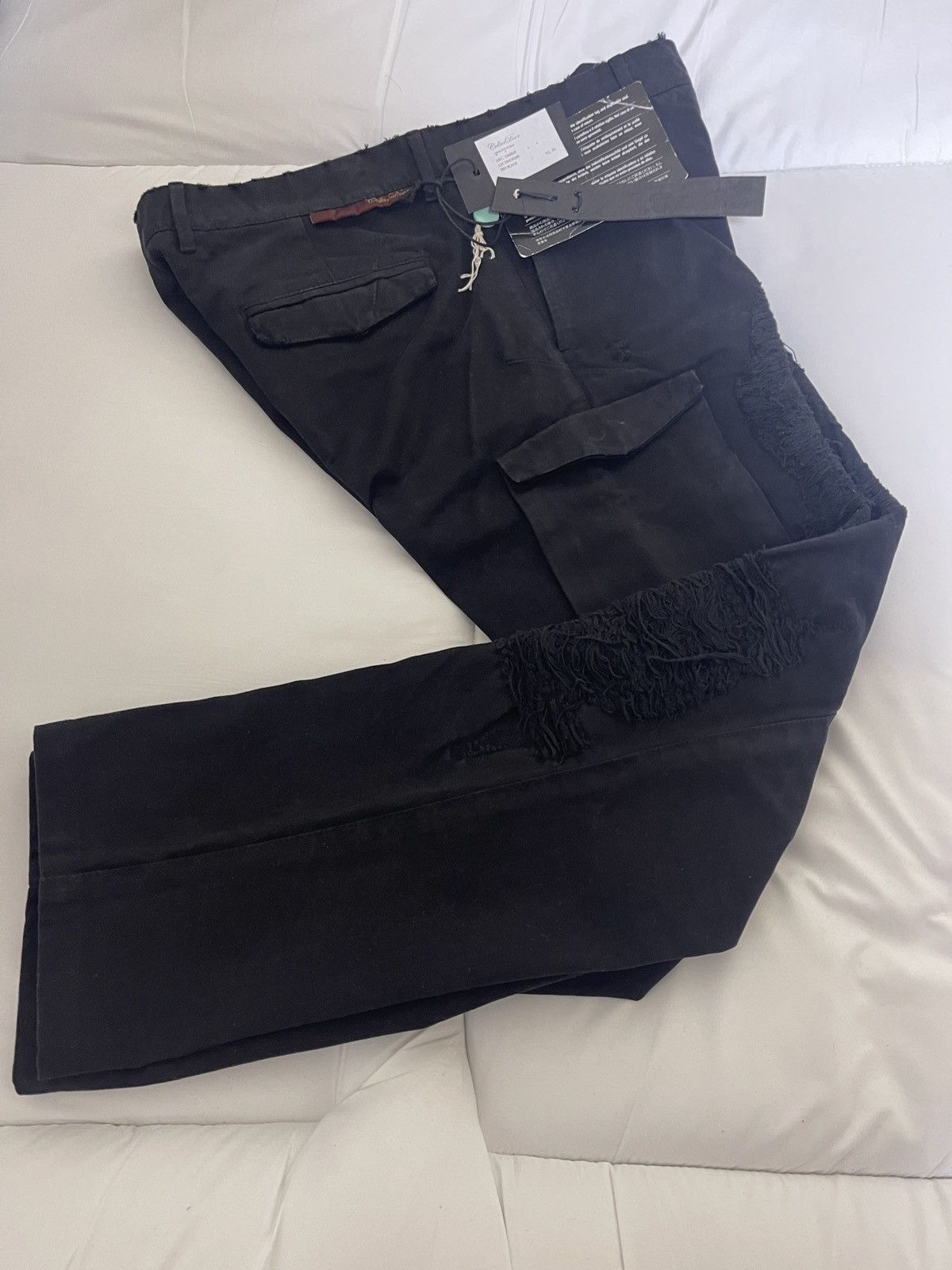 Other Cellar Door Patched Cargo pants Italian designer L1R Smoke Size US 31 - 9 Thumbnail
