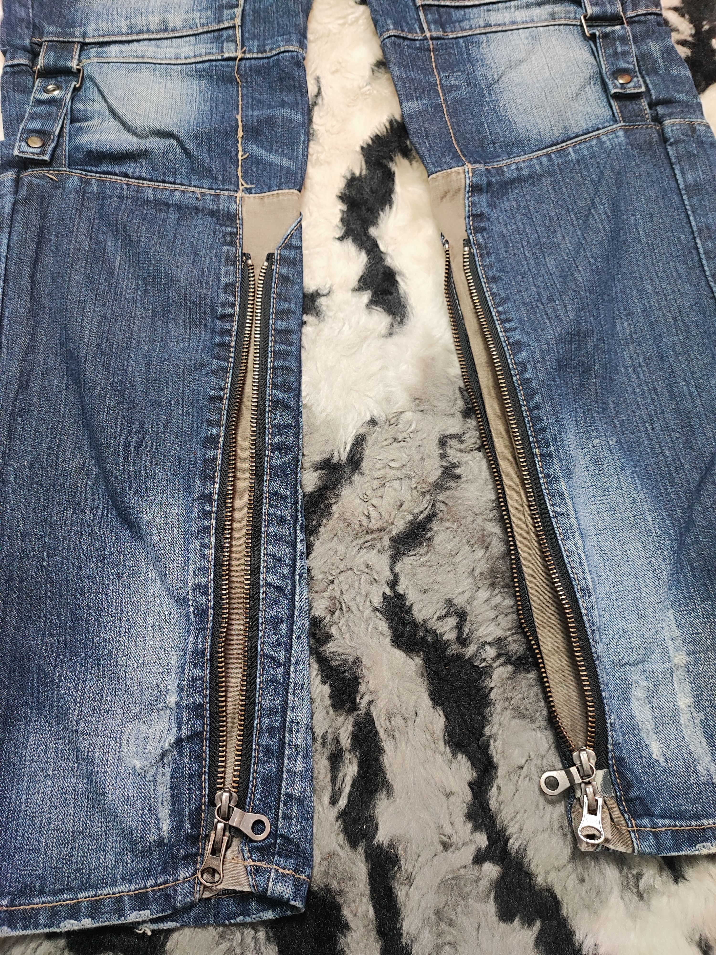 PPFM PPFM Multi-Pocket Zipper Denim Cyber Punk Style ERD Size US 32 / EU 48 - 7 Thumbnail