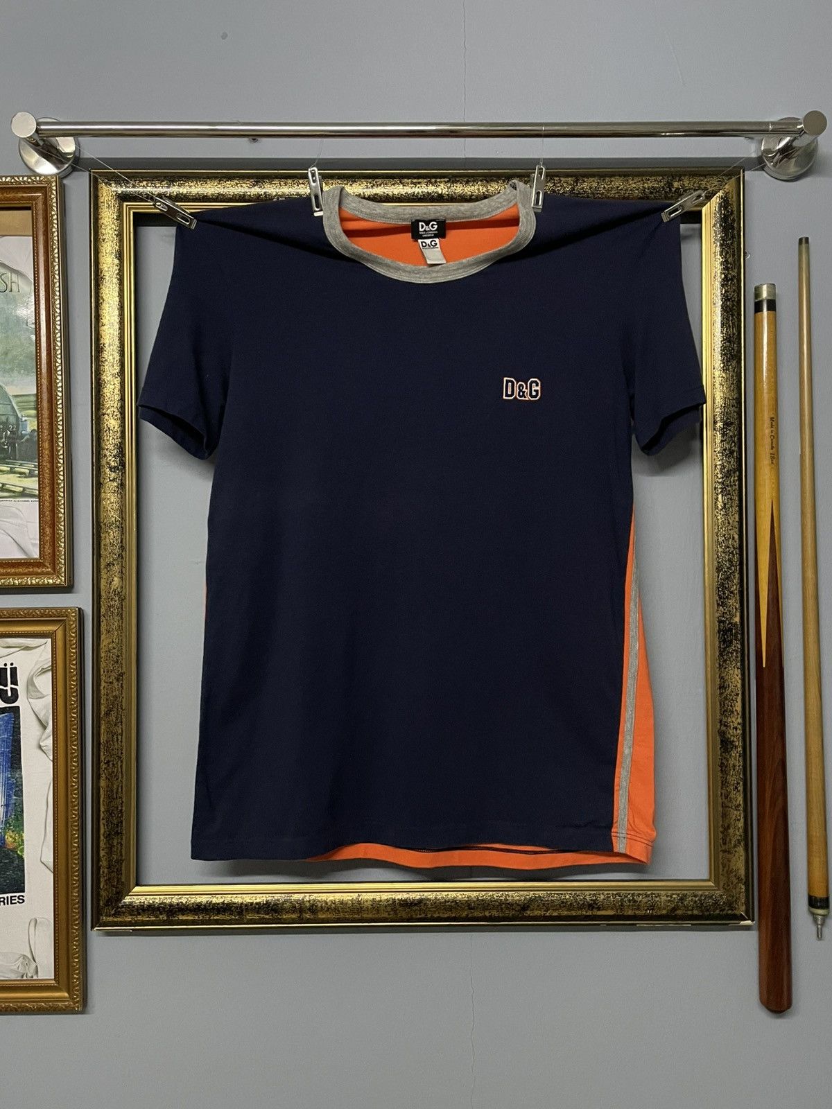 Dolce & Gabbana Vintage Designer Dolce & Gabbana Small Logo Pop Tshirt Size US S / EU 44-46 / 1 - 1 Thumbnail