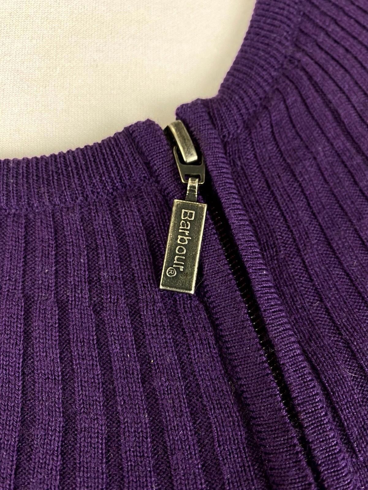 Barbour Barbour International Eris Purple Sweater Size M UK12 US8 Size XL / US 12-14 / IT 48-50 - 4 Thumbnail