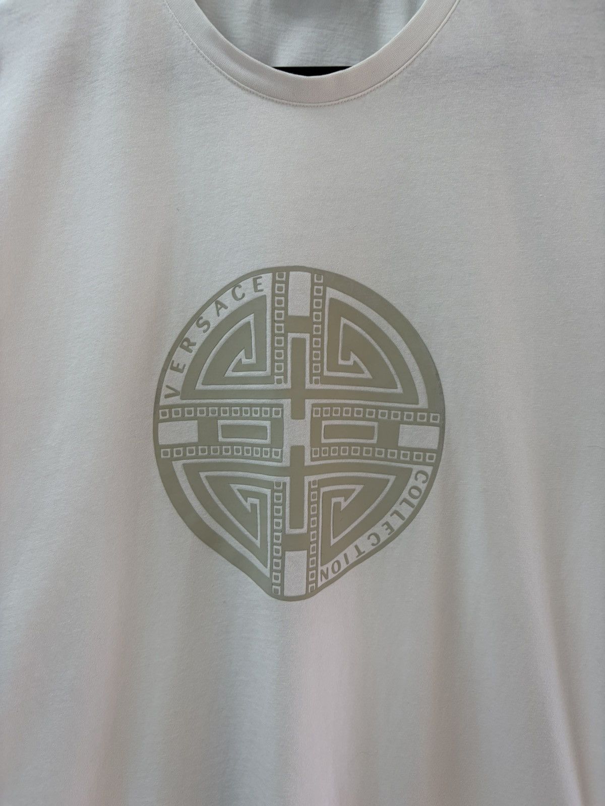 Versace Versace Medusa Logo T-Shirt White Minimal Luxury Vintage Tee Size US M / EU 48-50 / 2 - 11 Thumbnail