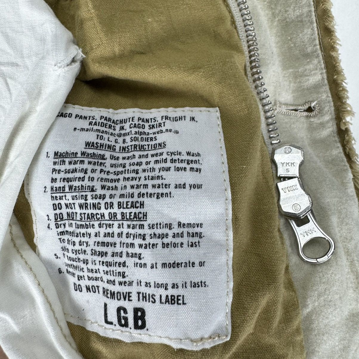 Le Grande Bleu (L.G.B.) 🌟00s L.G.B PARACHUTE DETACHABLE HOLSTER JACKET Size US XS / EU 42 / 0 - 15 Thumbnail