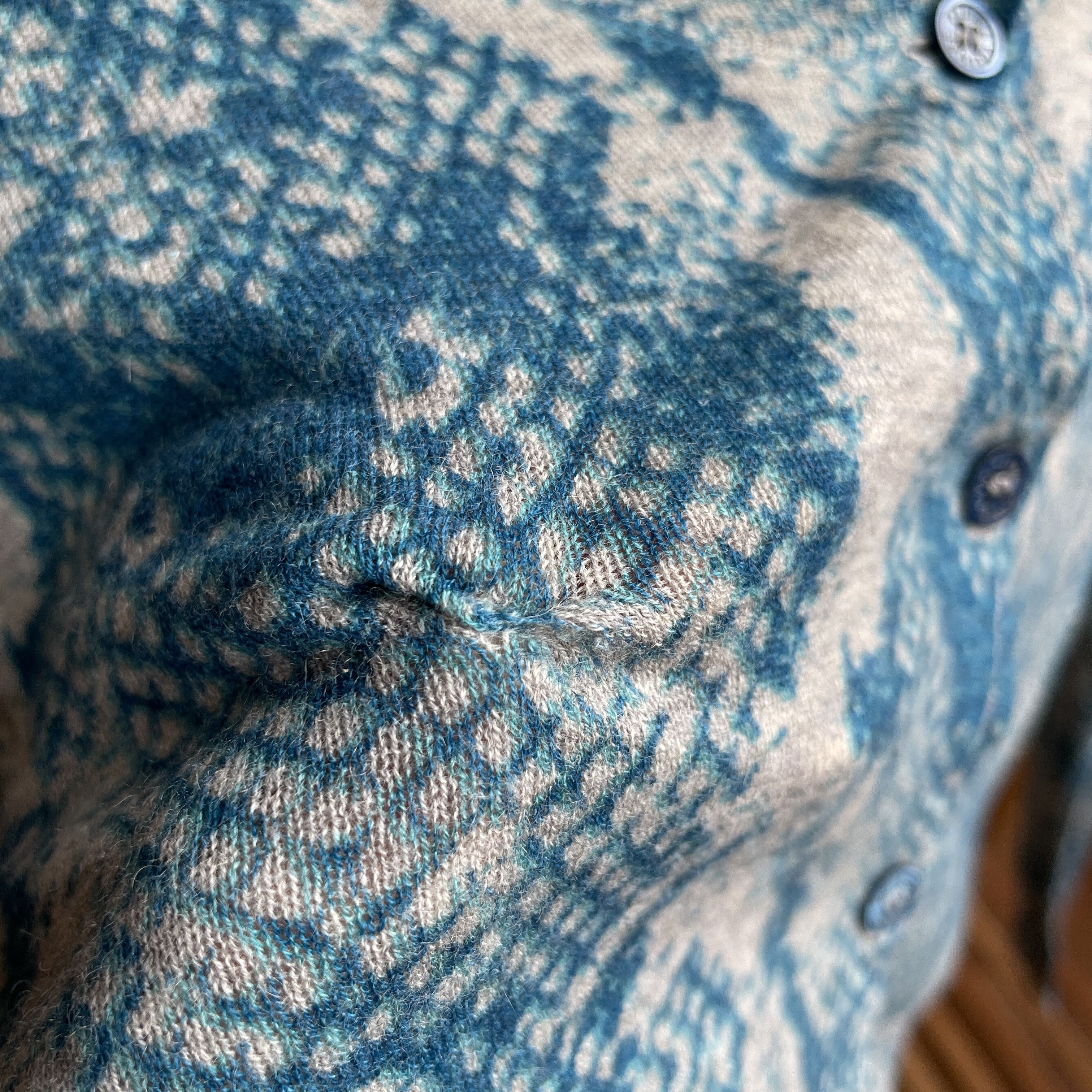 Zadig & Voltaire Zadig & Voltaire Deluxe Womens Ninon Print Cashmere Cardigan Size M / US 6-8 / IT 42-44 - 8 Thumbnail