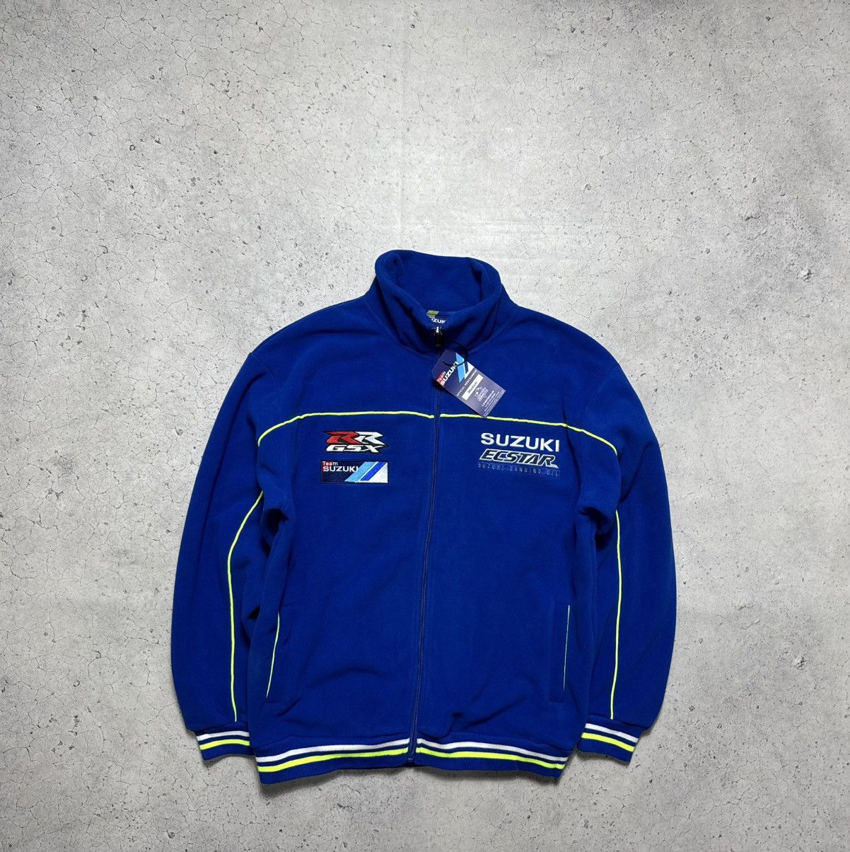 NASCAR Suzuki NEW Fleece Jacket Full Zip Racing Big Logo Size US M / EU 48-50 / 2 - 1 Thumbnail