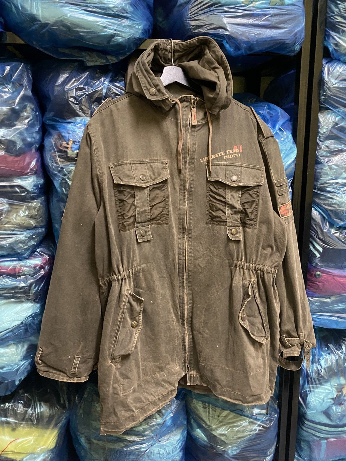 Japanese Brand VINTAGE 90S MARU WORKWEAR PARKA JACKET Size US XL / EU 56 / 4 - 3 Thumbnail