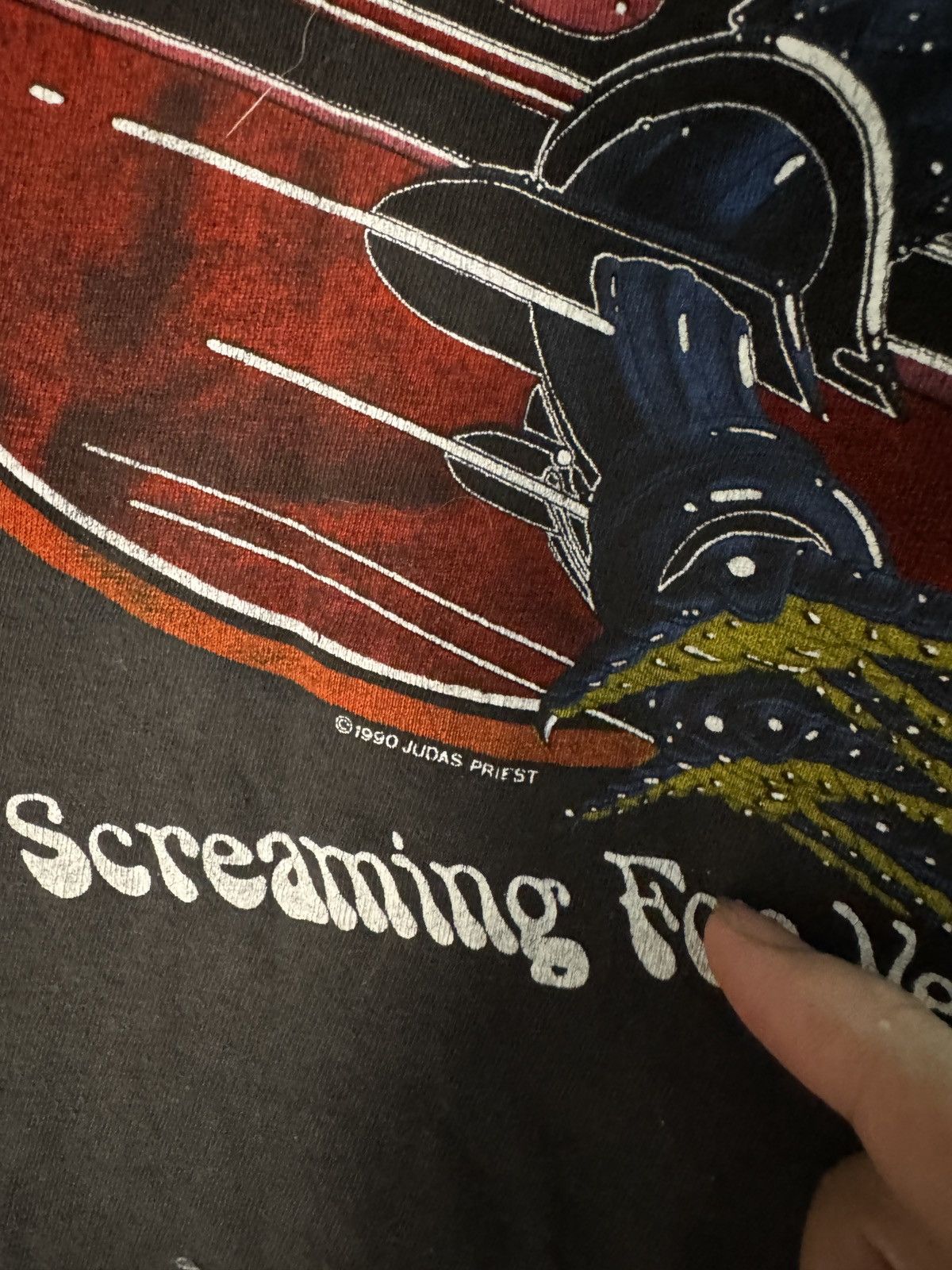 Judas Priest × Vintage VINTAGE BAND TEE JUDAS PRIEST SCREAMING FOR VENGEANCE 80s/90 Size US M / EU 48-50 / 2 - 3 Thumbnail