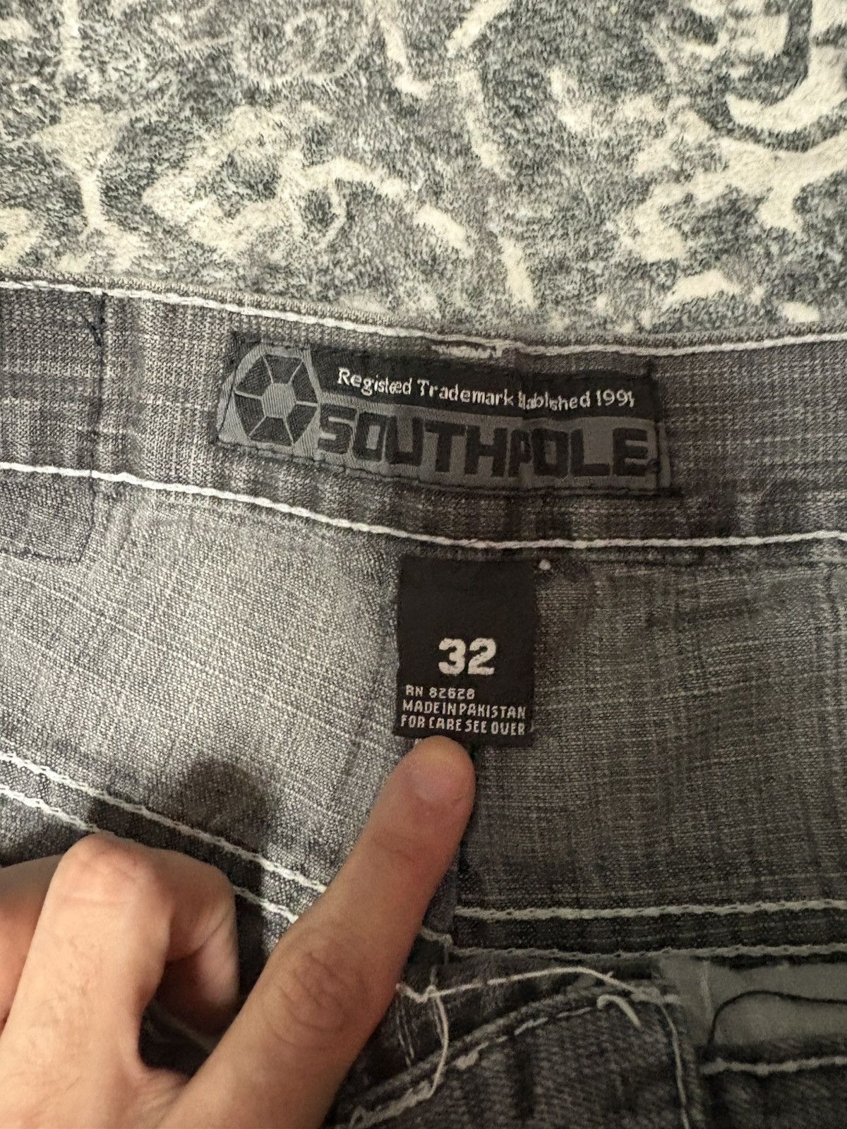 Southpole Y2K SOUTHPOLE BAGGY JEANS Size US 32 / EU 48 - 3 Thumbnail