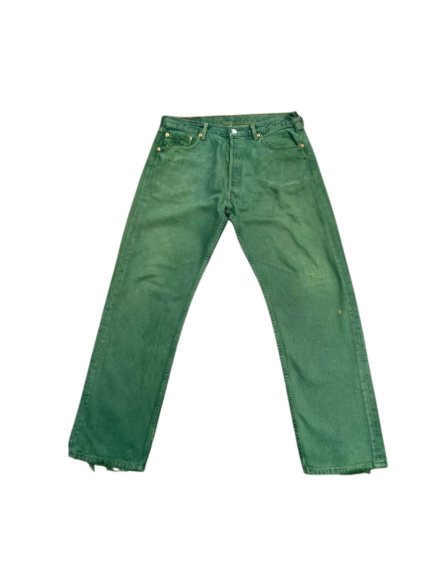 Levi's Vintage Rare 1997 Levis 501 e Made in France Size US 34 / EU 50 - 1 Thumbnail