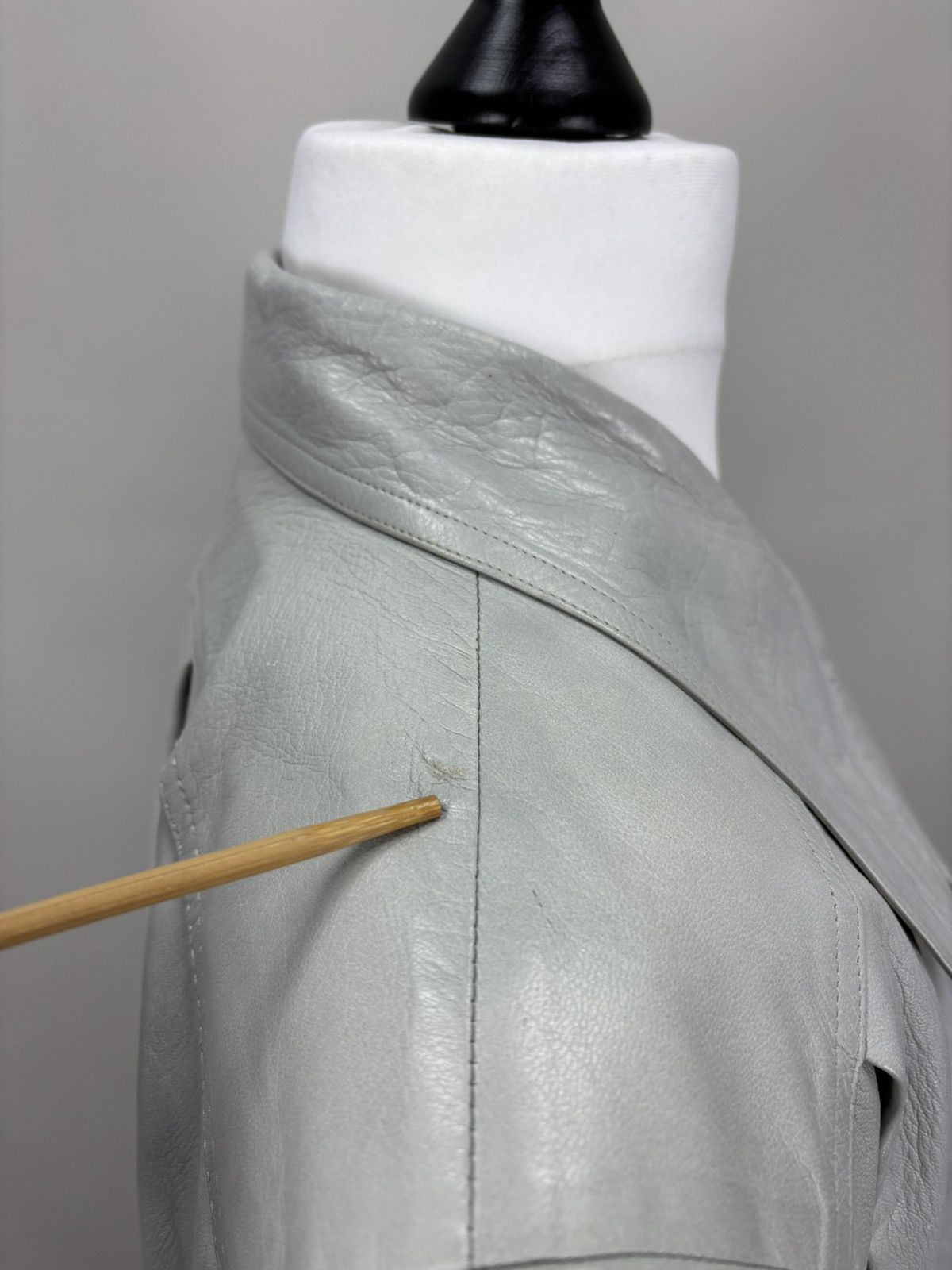 Valentino Womens vintage leather coat jacket Mario Valentino Size L/XL Size L / US 10 / IT 46 - 8 Thumbnail