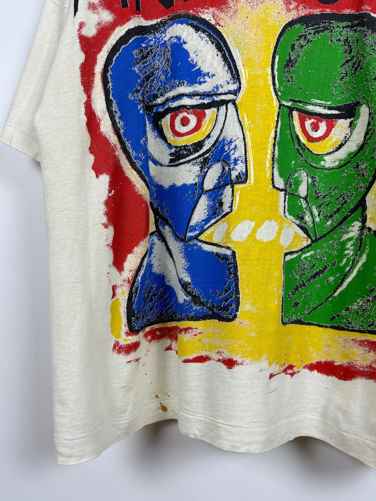 Band Tees Vintage Pink Floyd Division Bell Distressed The Wall T-Shirt Size US XL / EU 56 / 4 - 7 Thumbnail