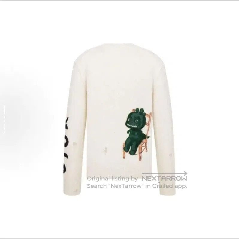 Other Dior Men's White Wool Pullover Sweater . Size US L / EU 52-54 / 3 - 1 Thumbnail