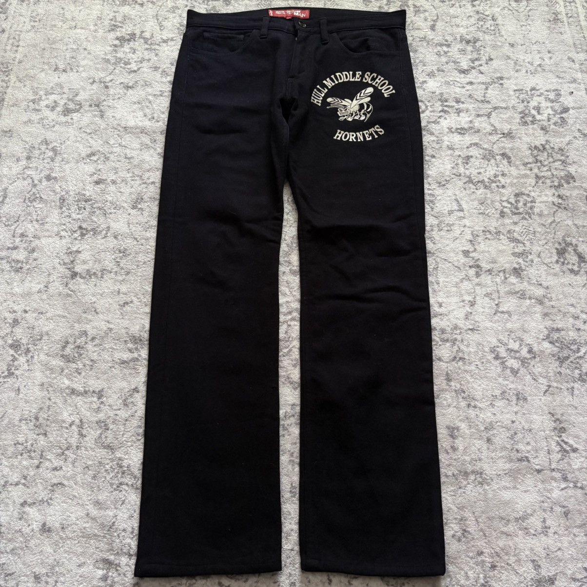 Junya Watanabe × Levi's Junya Watanabe AD2002 Hull Middle School Hornets Wool Pants Size US 32 / EU 48 - 1 Thumbnail