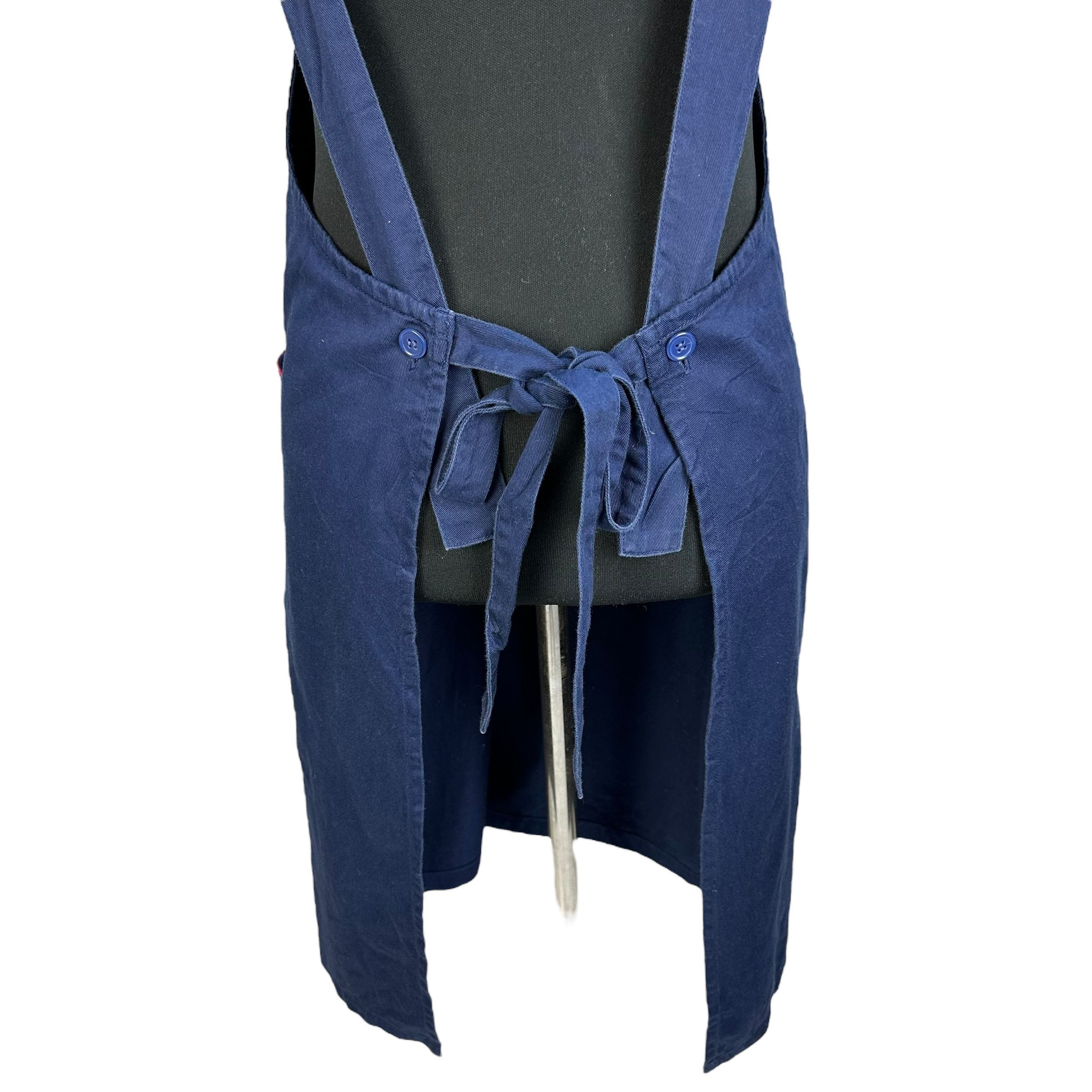 Yves Saint Laurent Yves Saint Laurent Embroidery Flower Logo Apron #A52-1215 Size ONE SIZE - 10 Thumbnail
