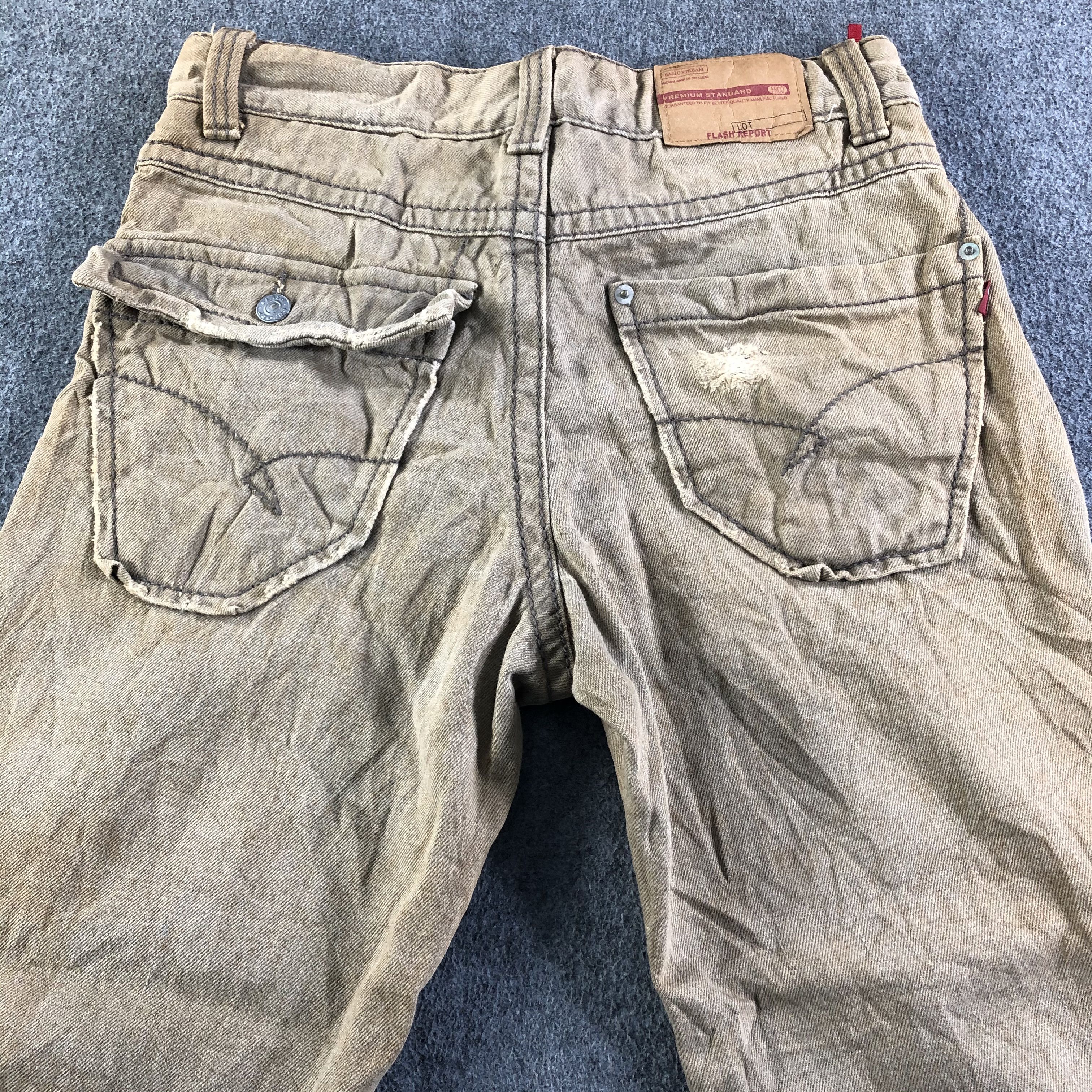 Japanese Brand Vintage Flash Report Jeans-J3787 Size US 31 - 4 Thumbnail
