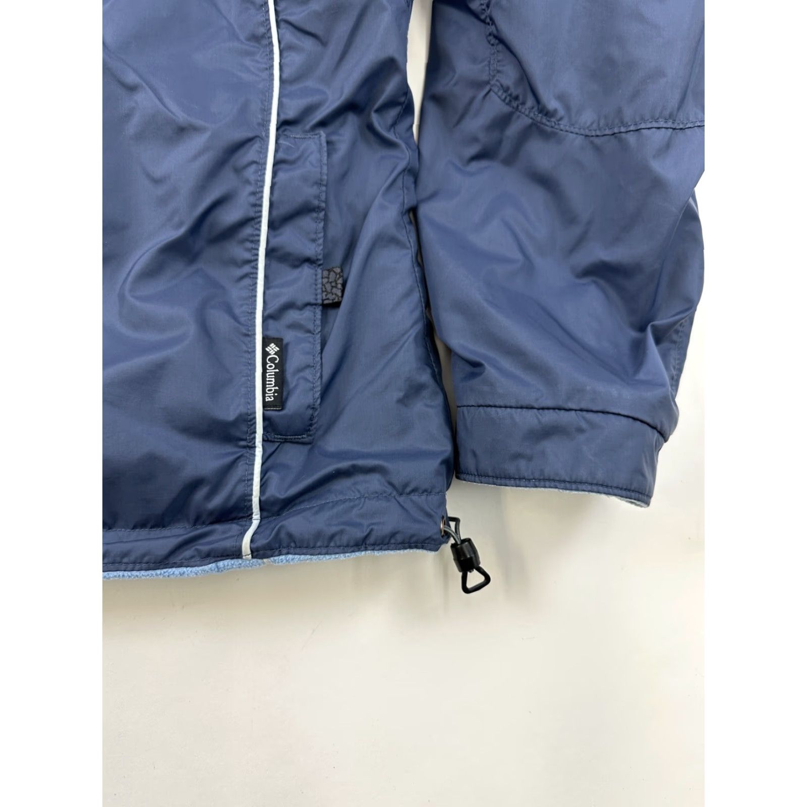 Vintage Columbia Jacket Women’s XL Blue Reversible Full Zip Up Winter Fleece Basic Jacket Womens Size XL / US 12-14 / IT 48-50 - 2 Thumbnail