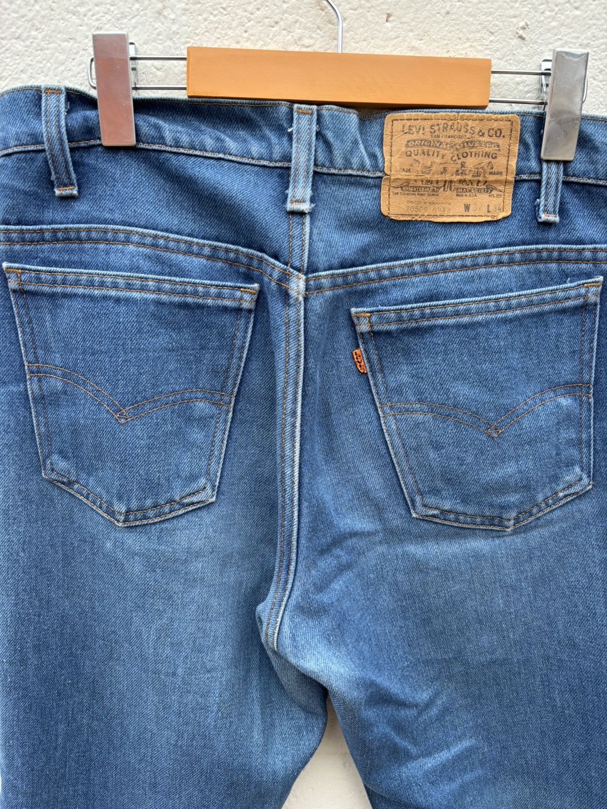 Levi's Vintage 80s Levi’s Orange Tab 508 Straight fit Jeans USA Size US 32 / EU 48 - 4 Thumbnail