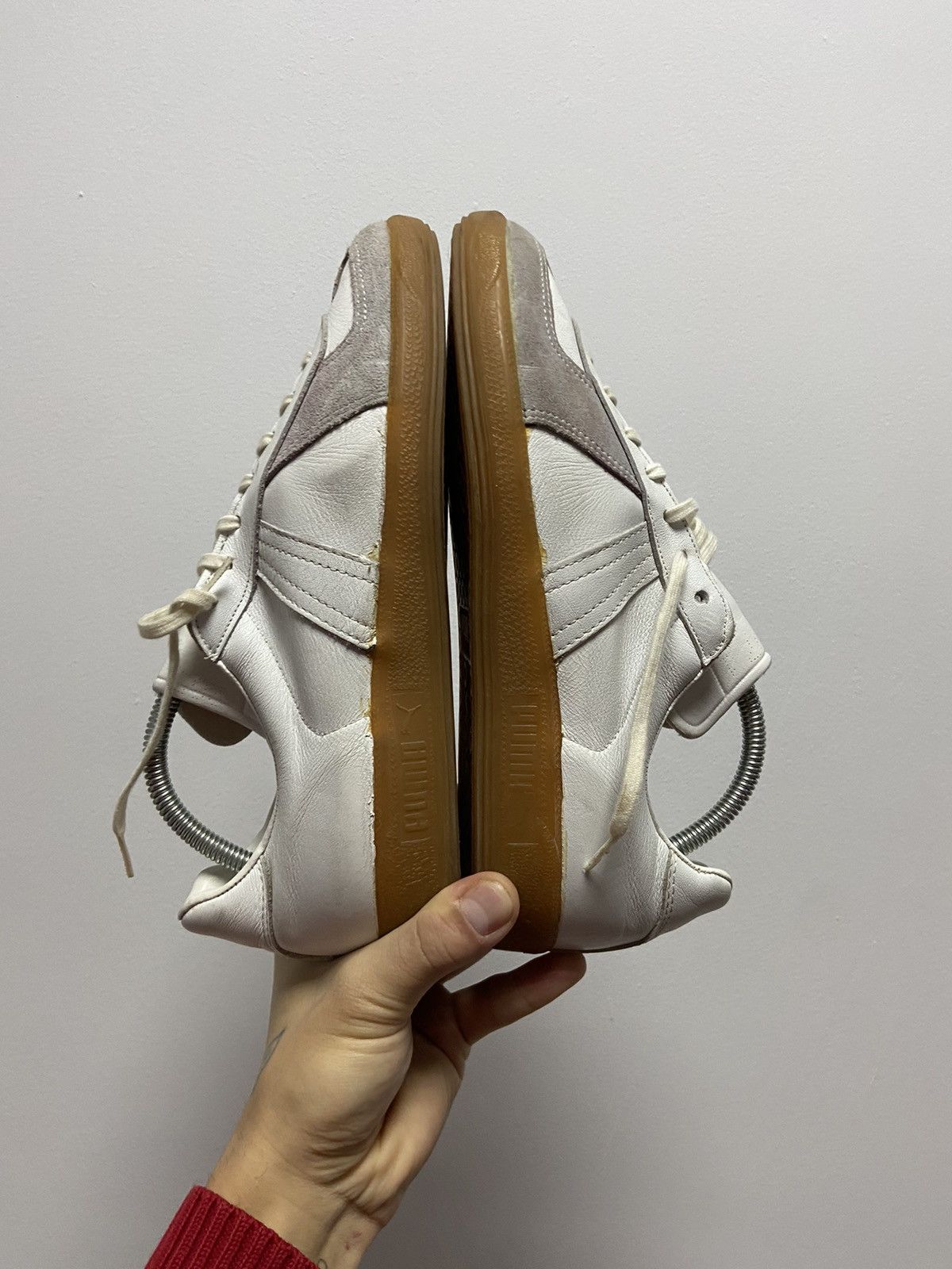 Puma × Vintage GAT BW Puma 265 Sport Leather Trainers Vintage Sneakers Size US 8.5 / EU 41-42 - 8 Thumbnail