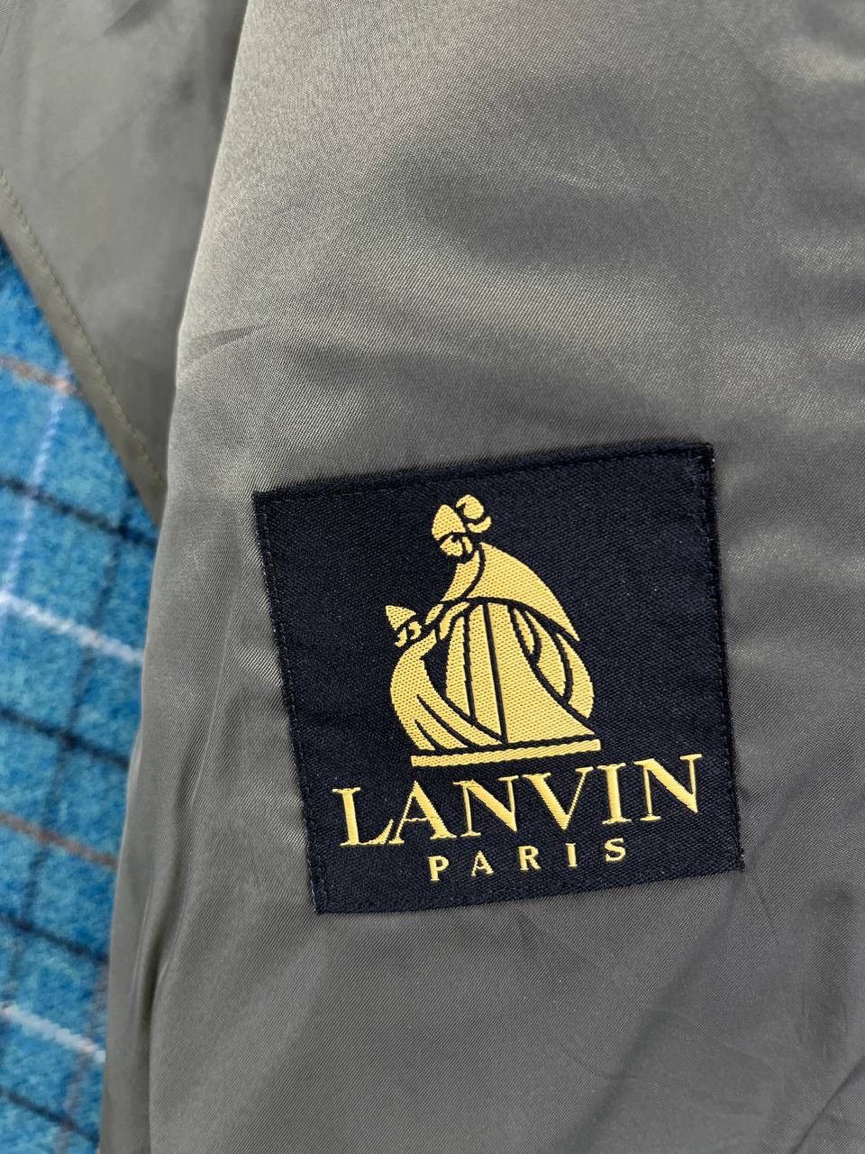 Lanvin Vintage Lanvin Green Wool Blazers Coats Jacket Size US L / EU 52-54 / 3 - 7 Thumbnail