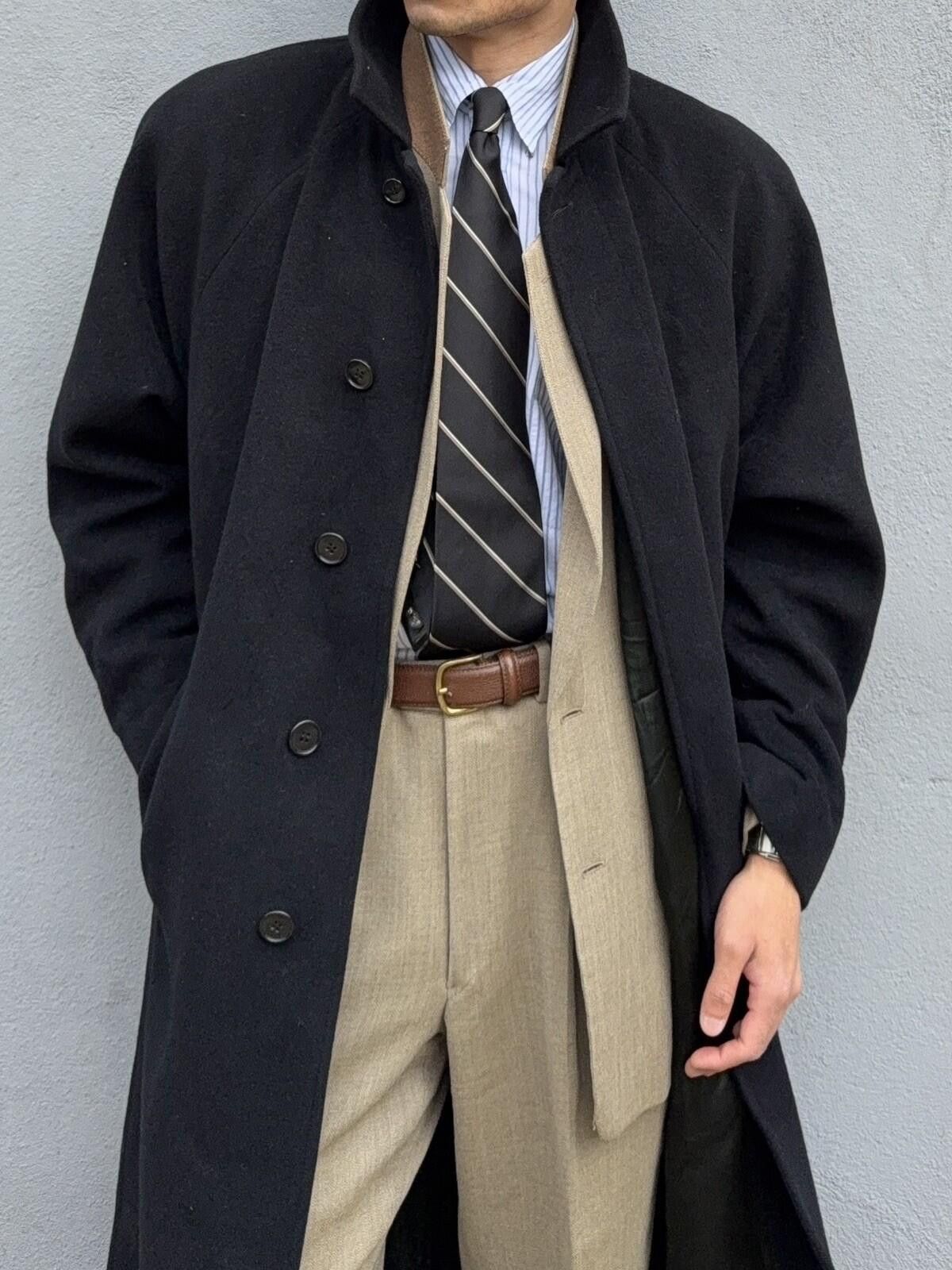 Armani Giorgio Armani 1980s Balmacaan Wool Overcoat Size M Size US M / EU 48-50 / 2 - 4 Thumbnail