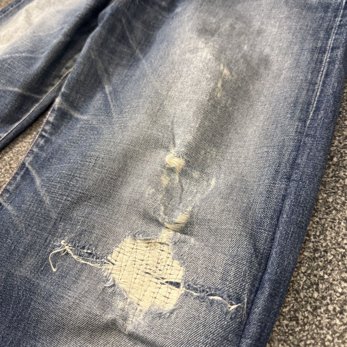Wrangler Vintage Wideleg Wrangler Blue Bell Selvedge Aging Wash Denim Size US 32 / EU 48 - 5 Thumbnail