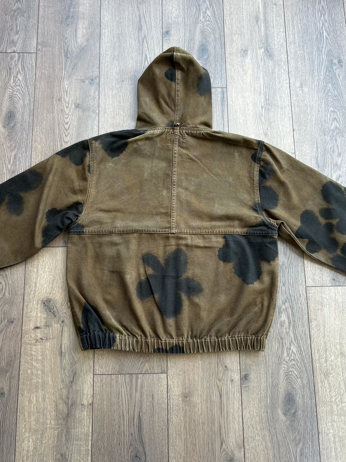 Stussy Stussy Floral Dye Hooded Work Jacket Medium Size US M / EU 48-50 / 2 - 7 Thumbnail