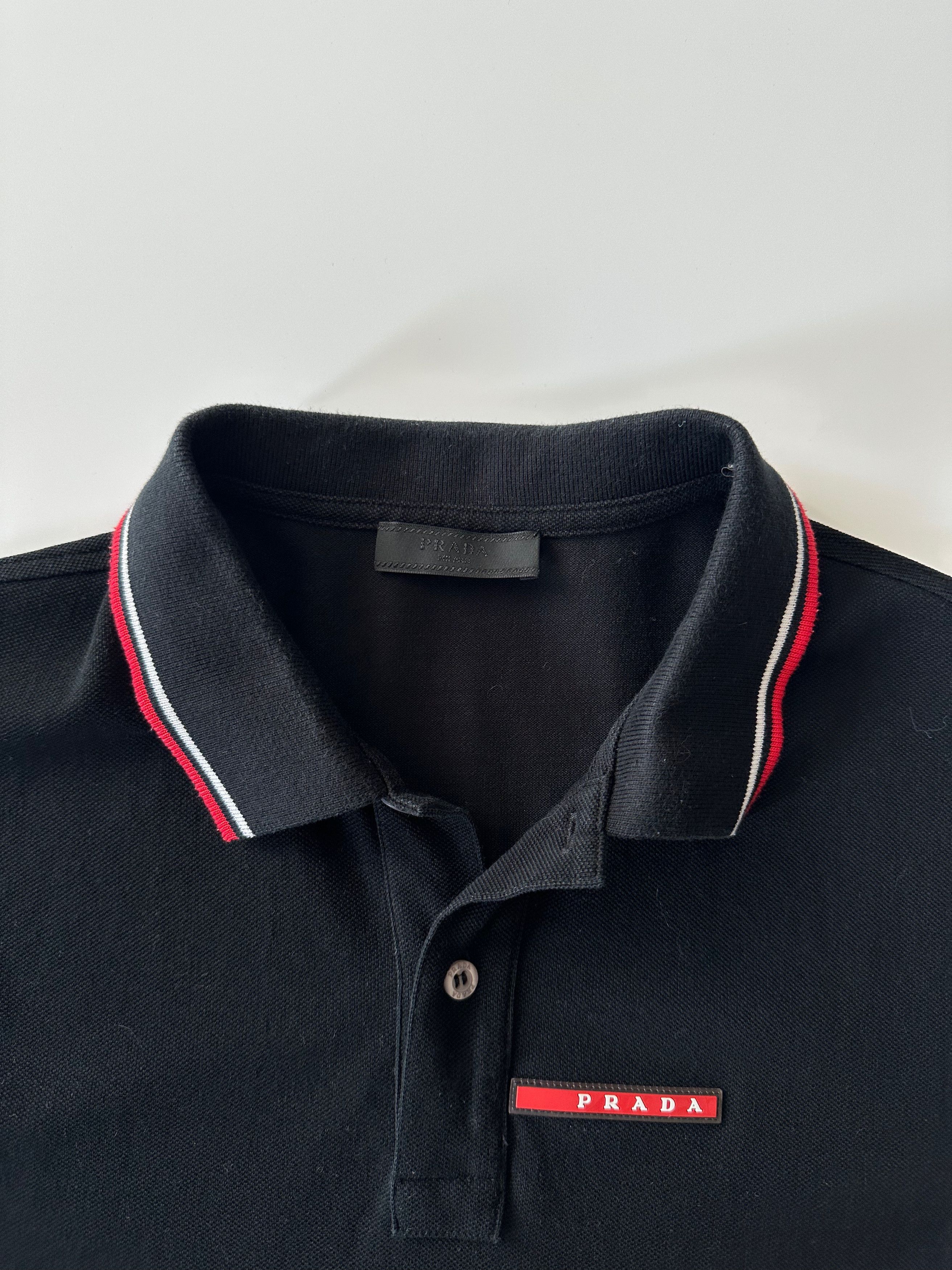 Prada Prada red tab linea rossa polo shirt short sleeve Size US M / EU 48-50 / 2 - 6 Thumbnail