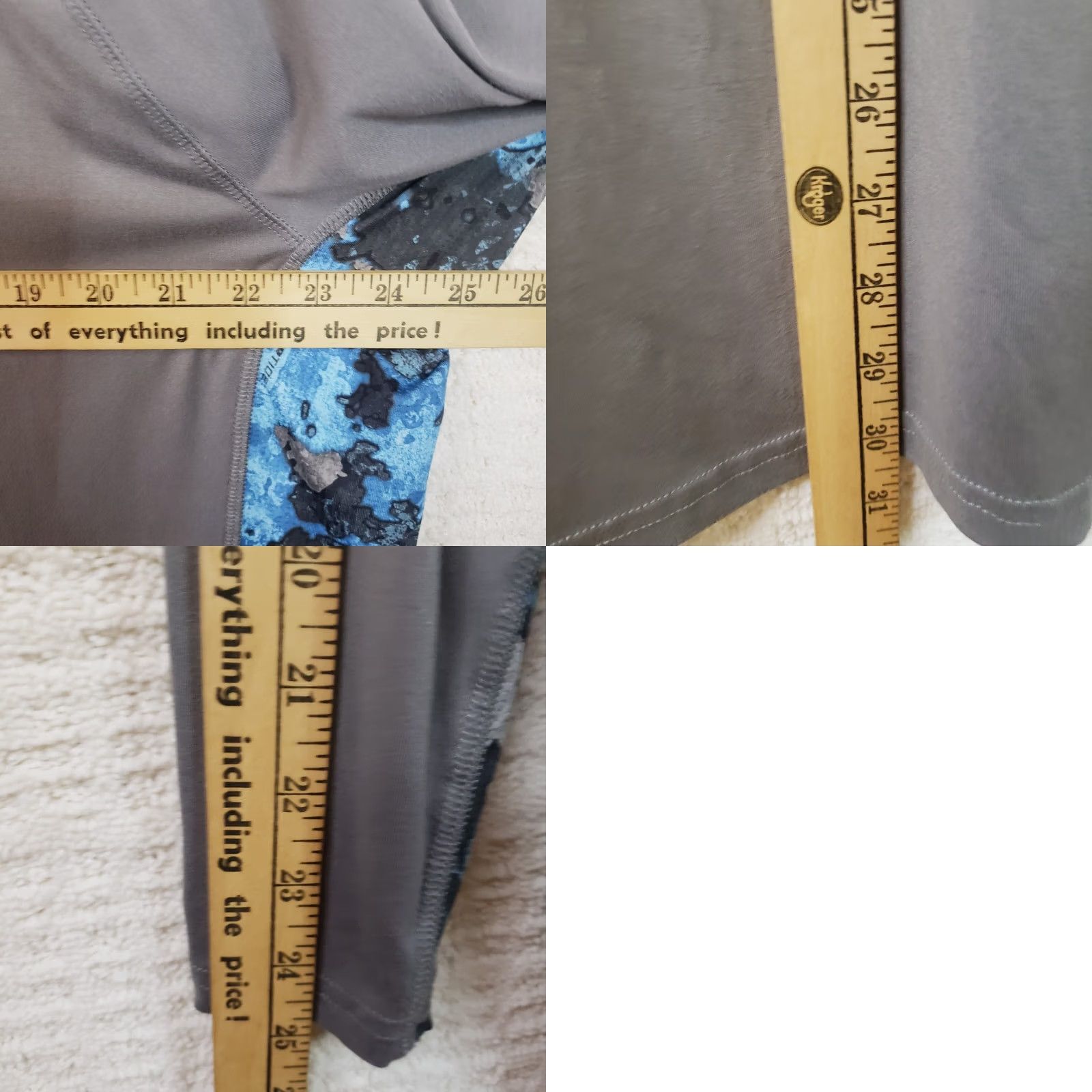 Vintage TrueTimber T-Shirt Hooded Sun Protection Long Sleeve Mens XL Gray Blue Camo Sleeves Size US XL / EU 56 / 4 - 10 Thumbnail