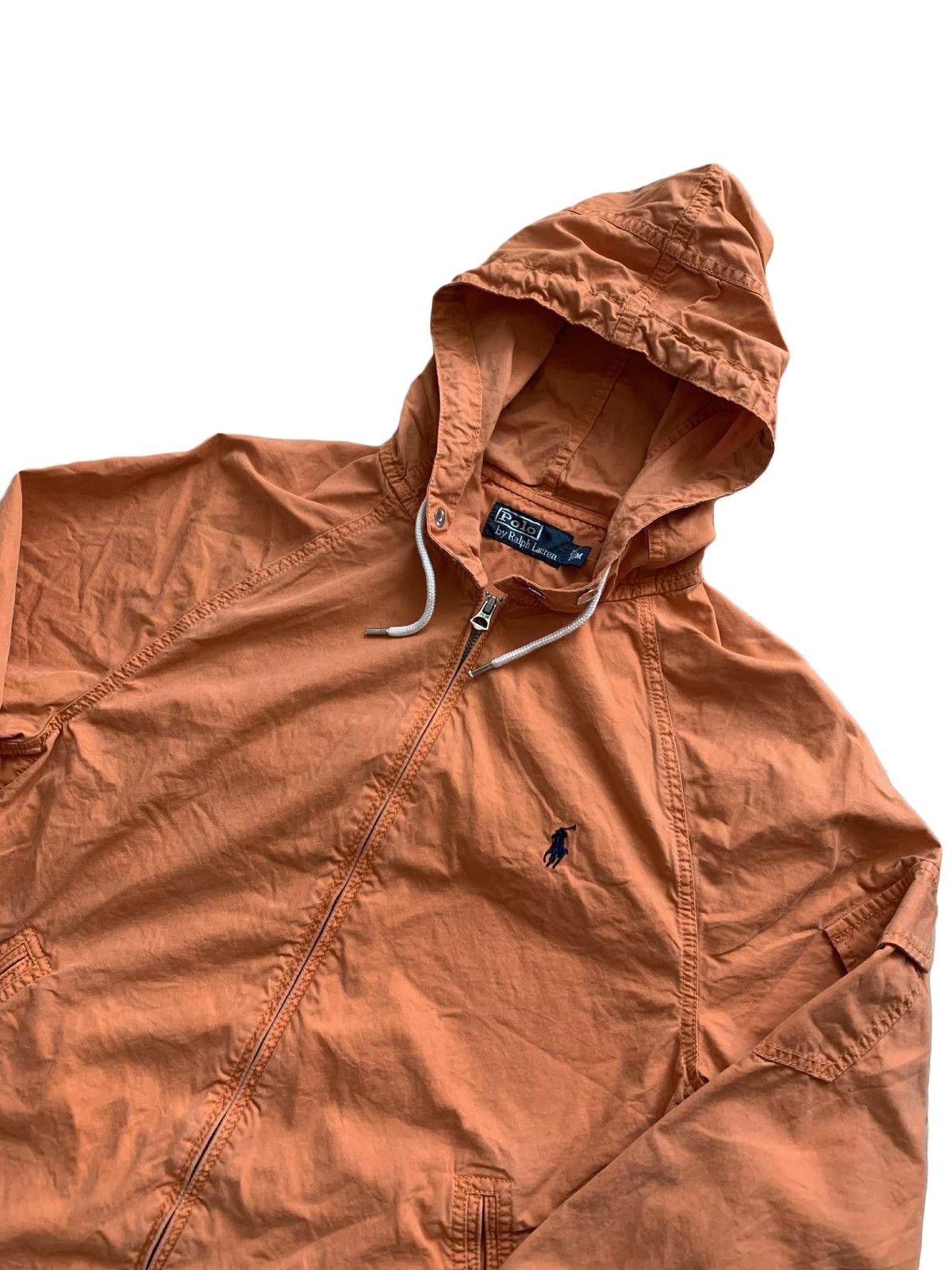 Polo Ralph Lauren Vintage Polo Ralph Lauren Peach Orange Windbreaker Jacket Size US M / EU 48-50 / 2 - 2 Thumbnail