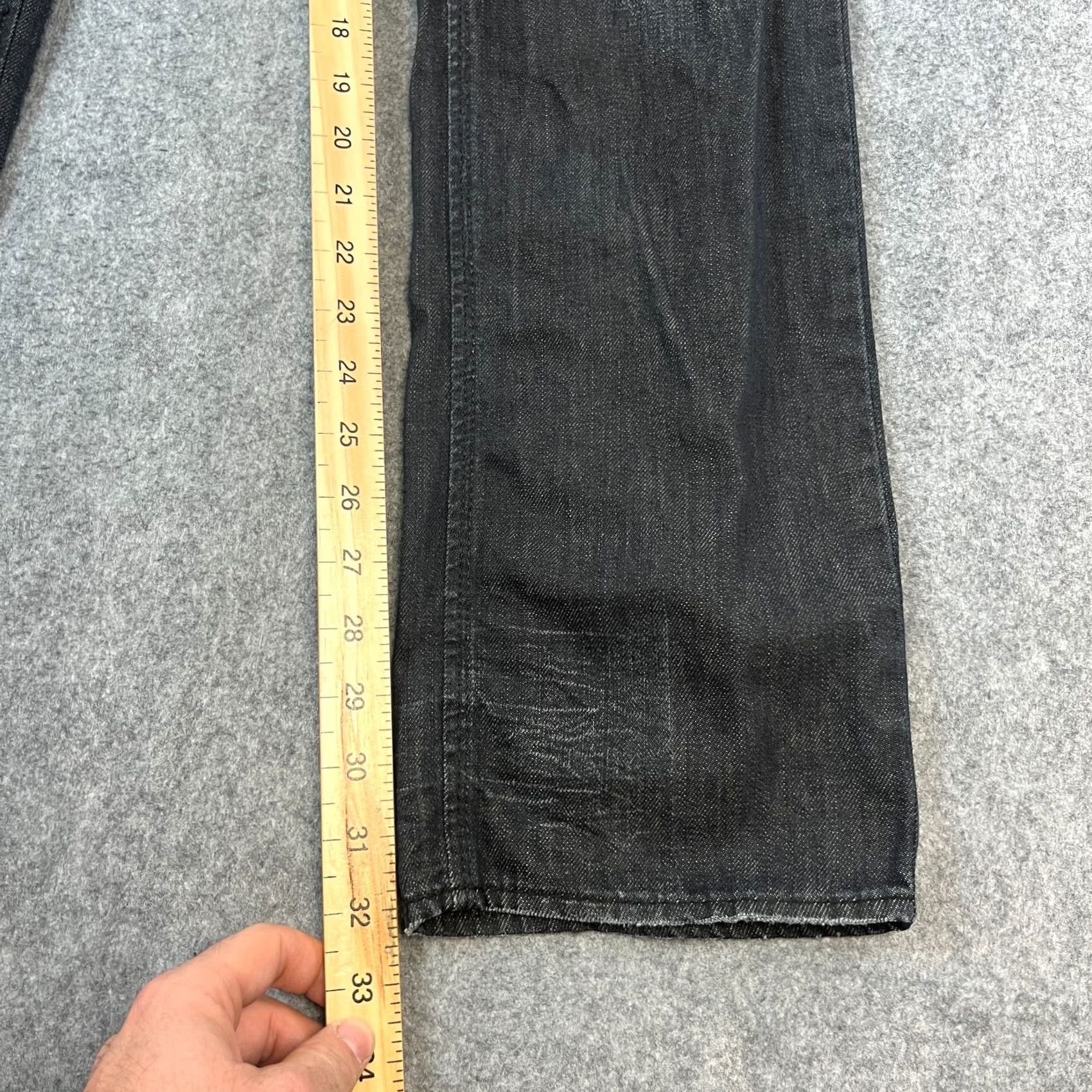 Hugo Boss HUGO BOSS Jeans Slim Bootcut 30 Womens Denim Grey Charcoal Wash 32 5-Pocket Design Comfort Easy Care Pockets Vintage: No Size 30" / US 8 / IT 44 - 4 Thumbnail