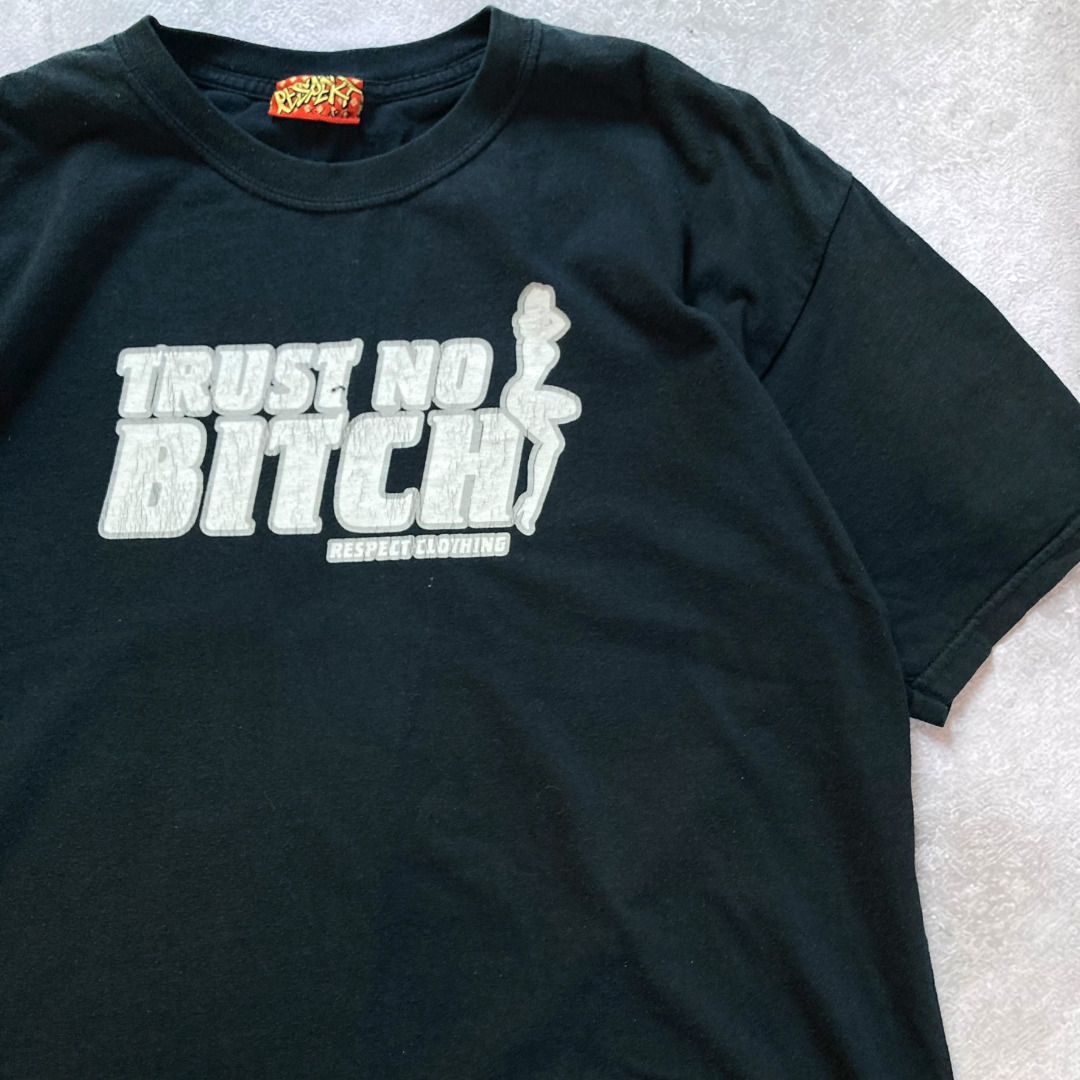 Other Vintage Trust no bihhh statement t-shirt Size US L / EU 52-54 / 3 - 2 Thumbnail