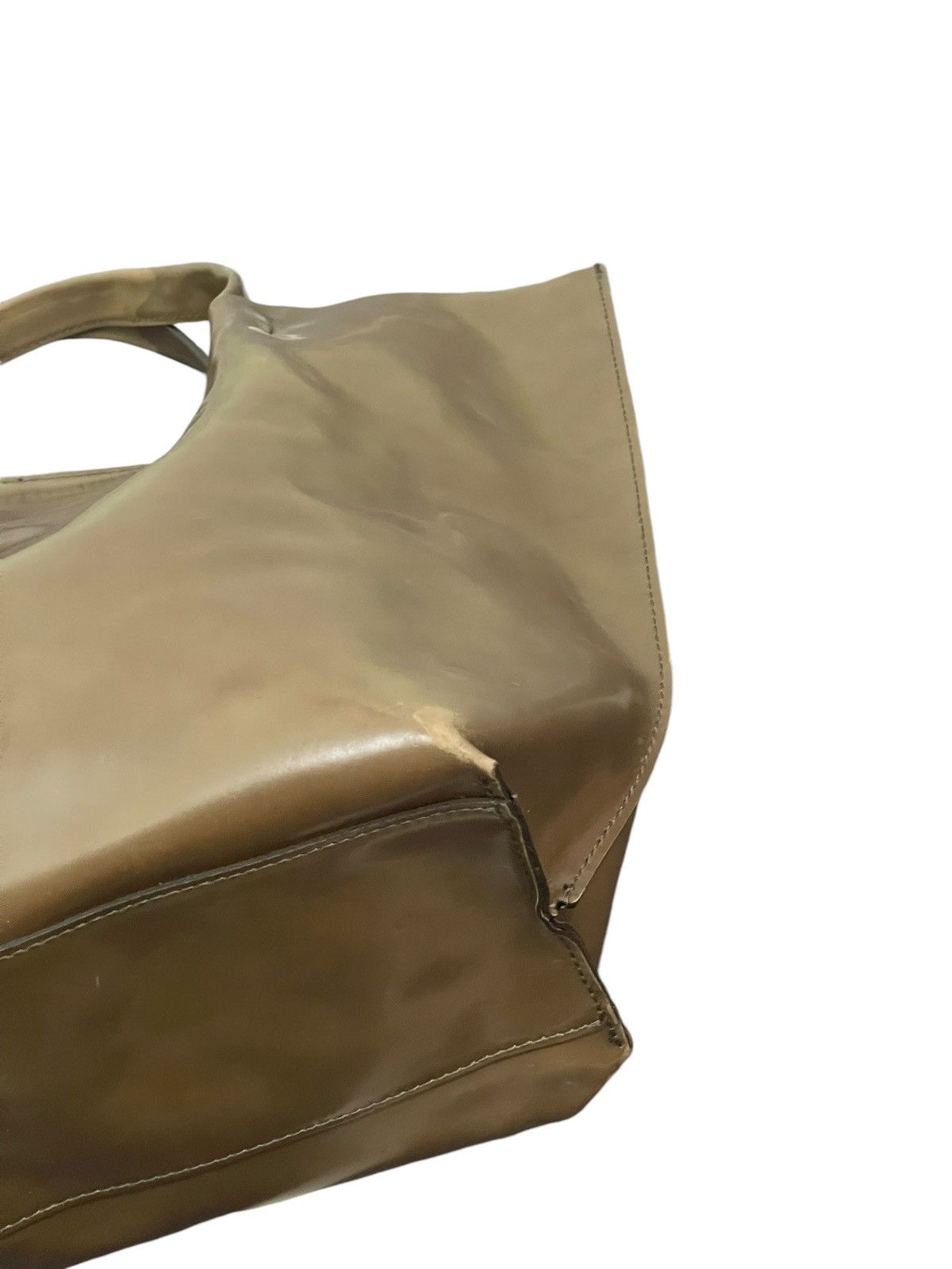 Japanese Brand Full Leather Gianni Chiarinni Italy Tote Bag 9🟩 Size ONE SIZE - 7 Thumbnail