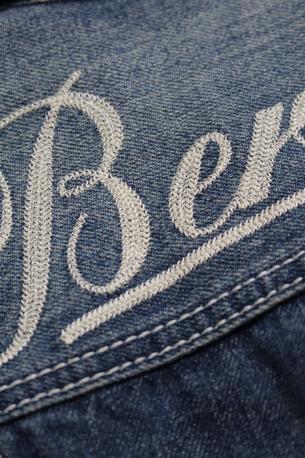 Hysteric Glamour 2000S BERNINGS SHO ZIP UP EMBROIDERED DENIM JACKET Size US L / EU 52-54 / 3 - 14 Thumbnail