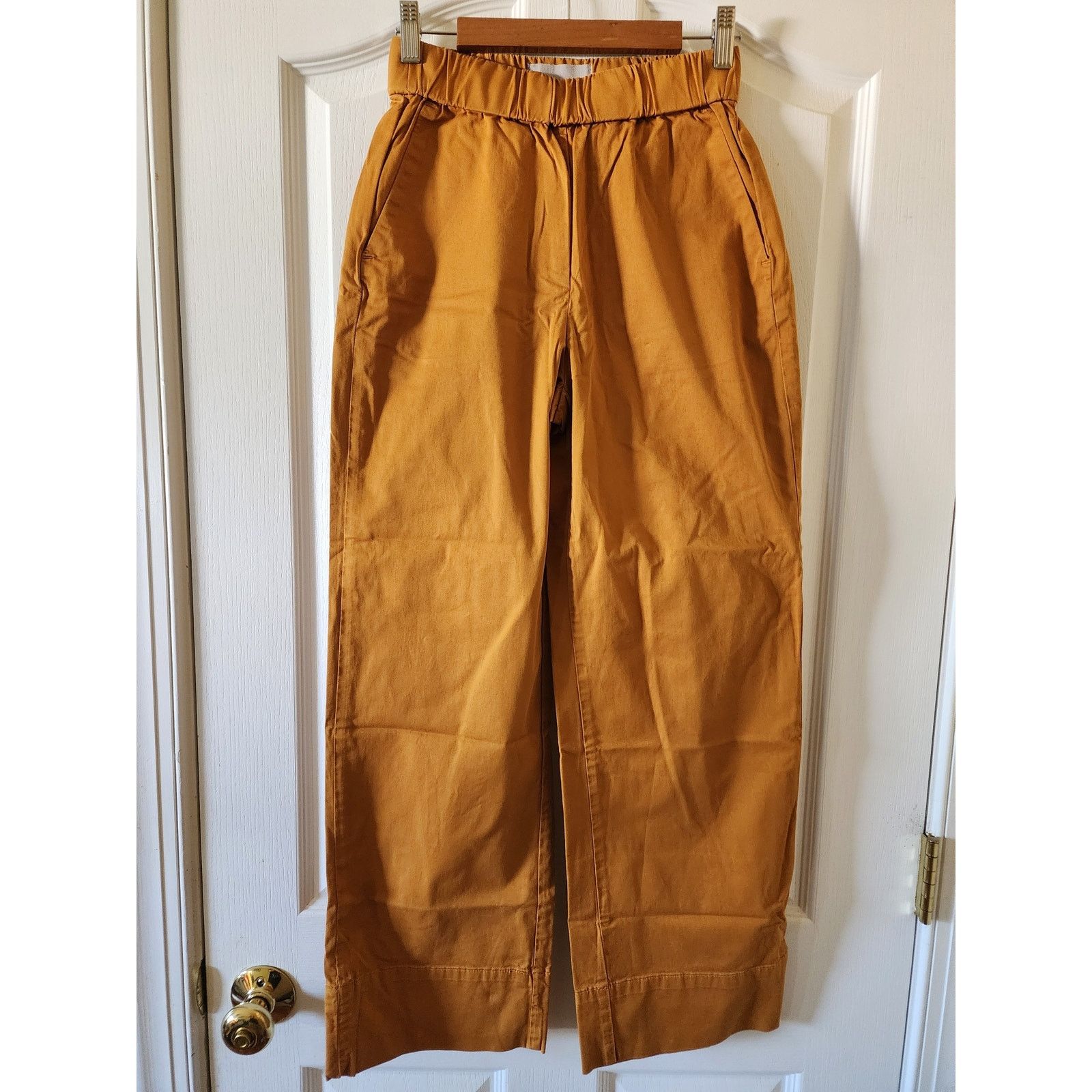 Everlane Everlane Easy Pant Ochre Dark Yellow Wide Leg Size 0 Stretch Size 25" / US 0 / IT 36 - 1 Thumbnail