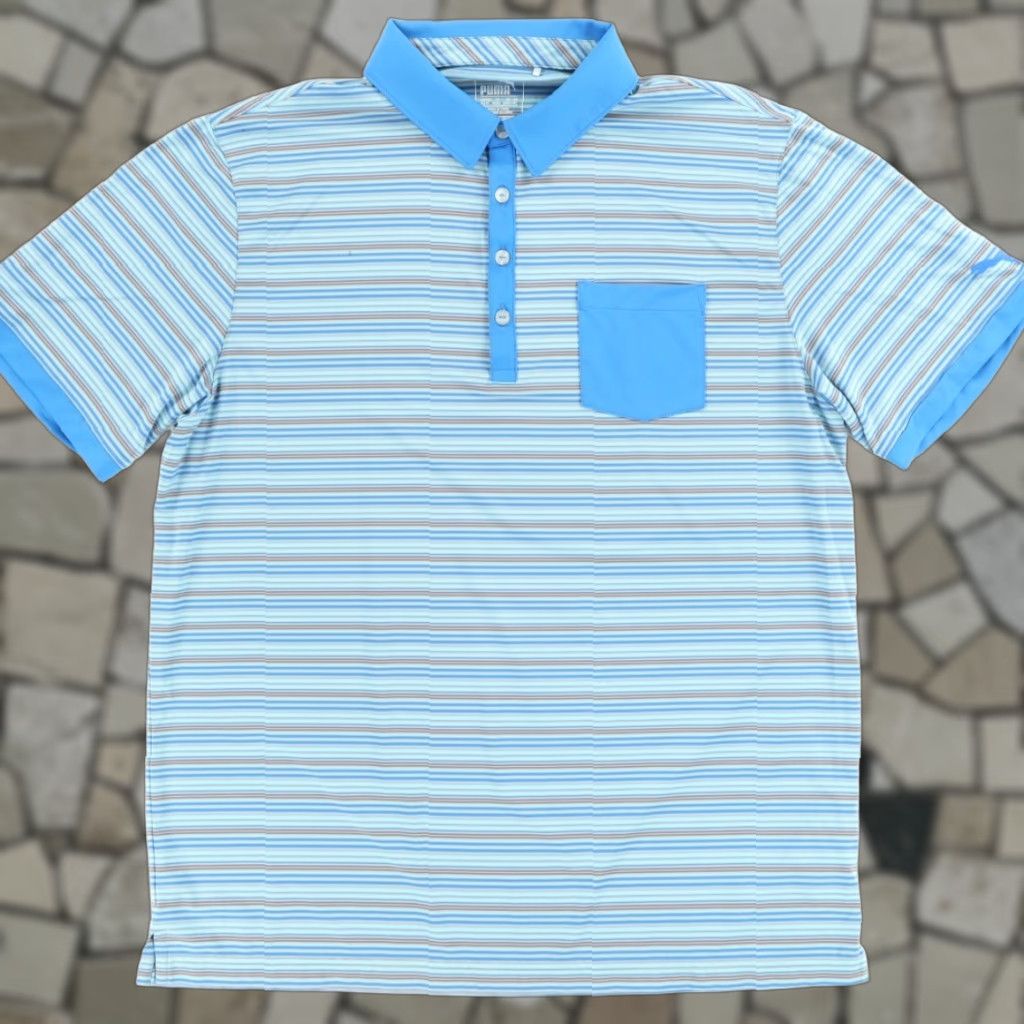 Puma Puma Dry Cell Stretch Polo Shirt Blue Men XL Shirt Size US XL / EU 56 / 4 - 1 Thumbnail