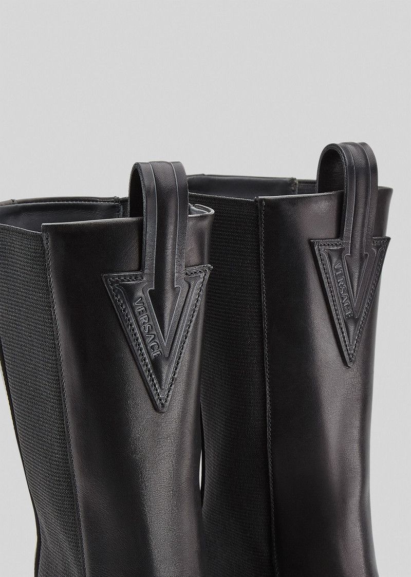 Versace o1y0226 Ankle Boots in Black Size US 7 / IT 37 - 3 Thumbnail