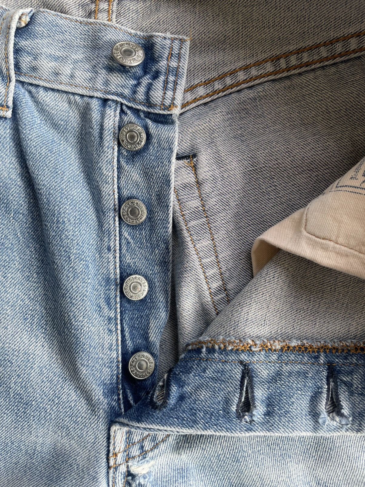 Levi's Vintage 1994 Levis 501 Usa Redline Denim Size US 29 - 24 Thumbnail