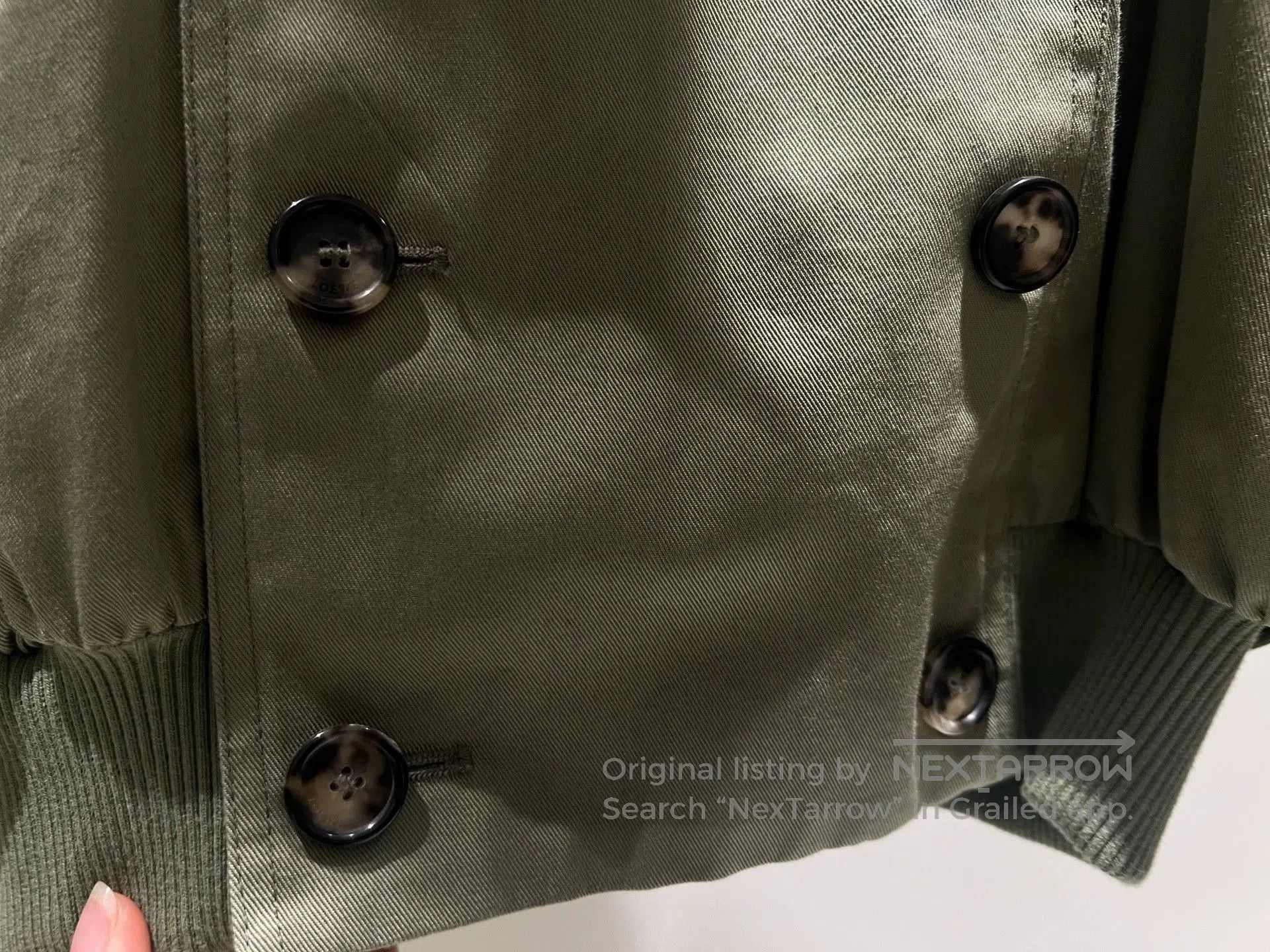 Loewe LOEWE Khaki Short Trench Jacket. Size US XS / EU 42 / 0 - 4 Thumbnail