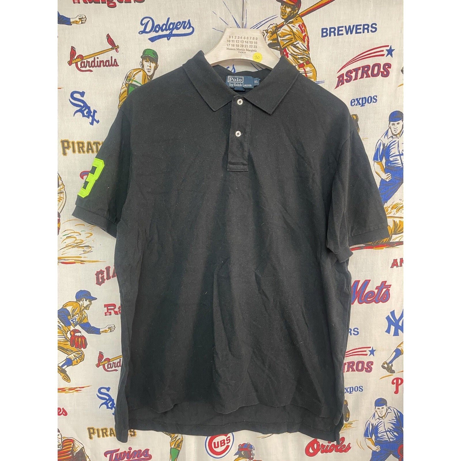 Ralph Lauren RALPH LAUREN POLO #3 RACING JOCKEY BIG HORSE BLACK GREEN POL Size US XL / EU 56 / 4 - 1 Thumbnail