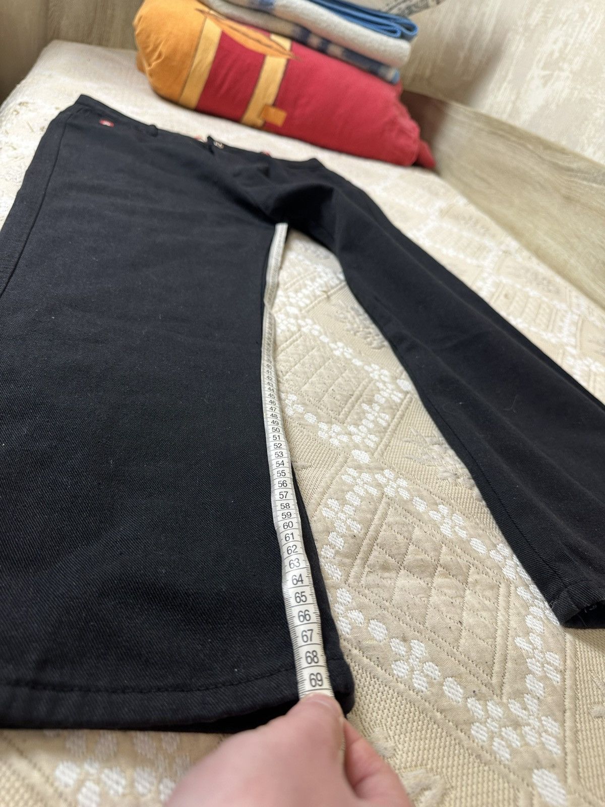 Band Tees 🔥 Heaven Can Wait Jeans Black Y2K Wide Leg Baggy Pants Size US 34 / EU 50 - 10 Thumbnail