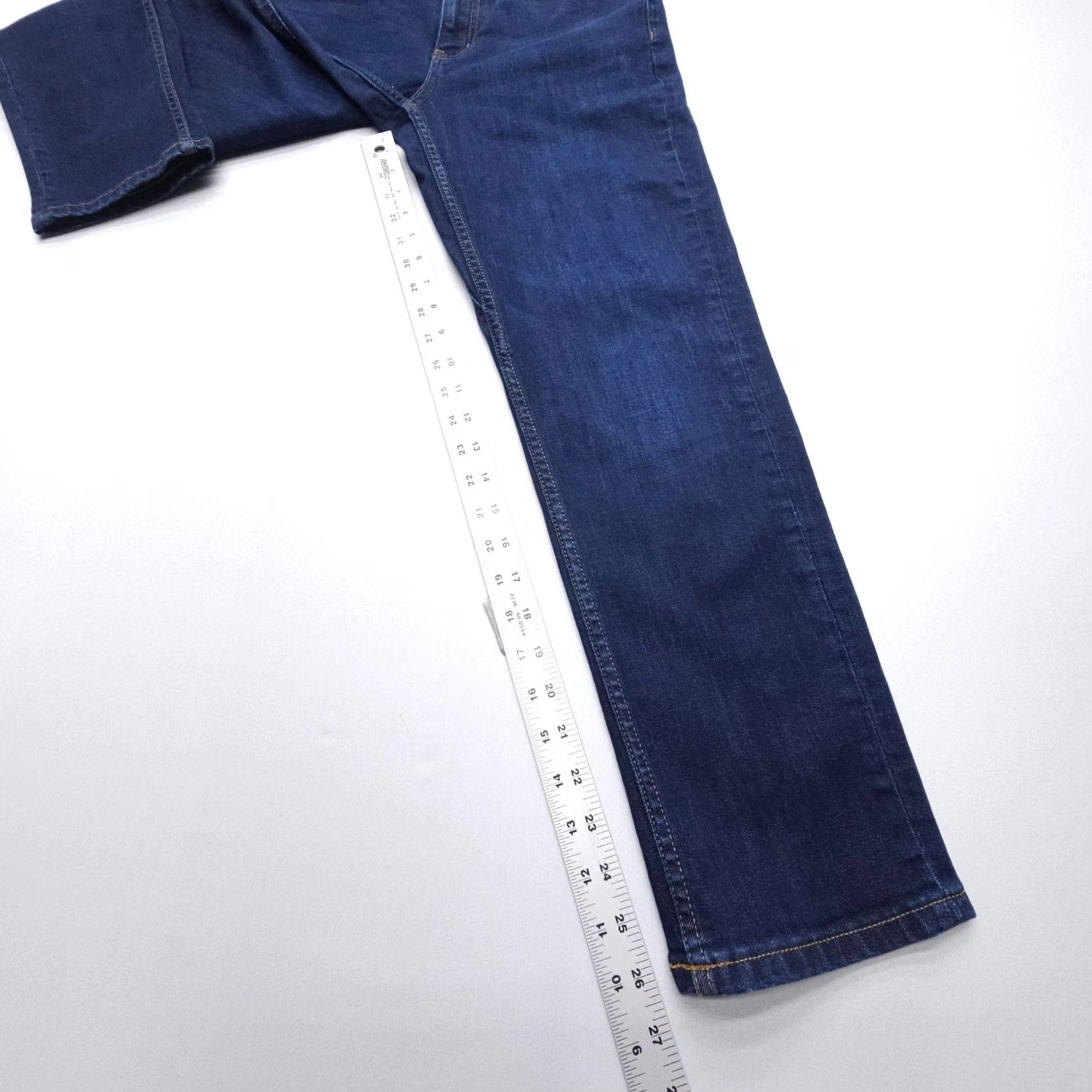 DUER DU/ER Jeans Slim Straight Denim Dark Stone 28 x 28 Women City Nature Moon 5-Pocket Stretch Mid Rise VINTAGE: No Size 28" / US 6 / IT 42 - 4 Thumbnail