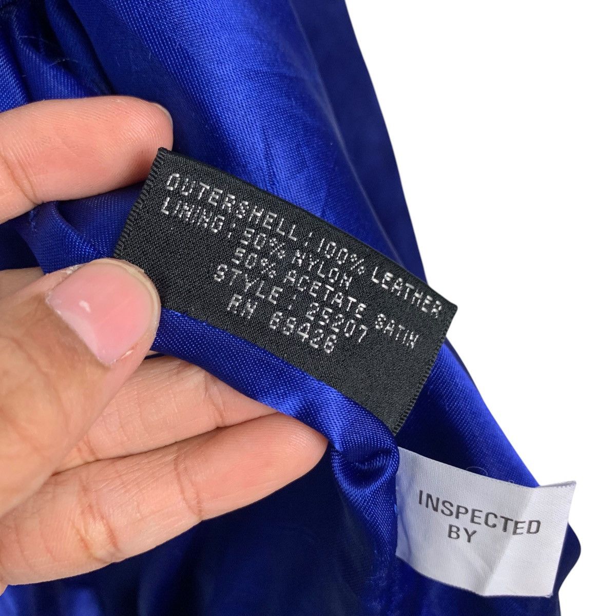 Japanese Brand TAMNERY WEST Hooded Blue Suede Leather Jacket #2437-C109 Size US L / EU 52-54 / 3 - 18 Thumbnail
