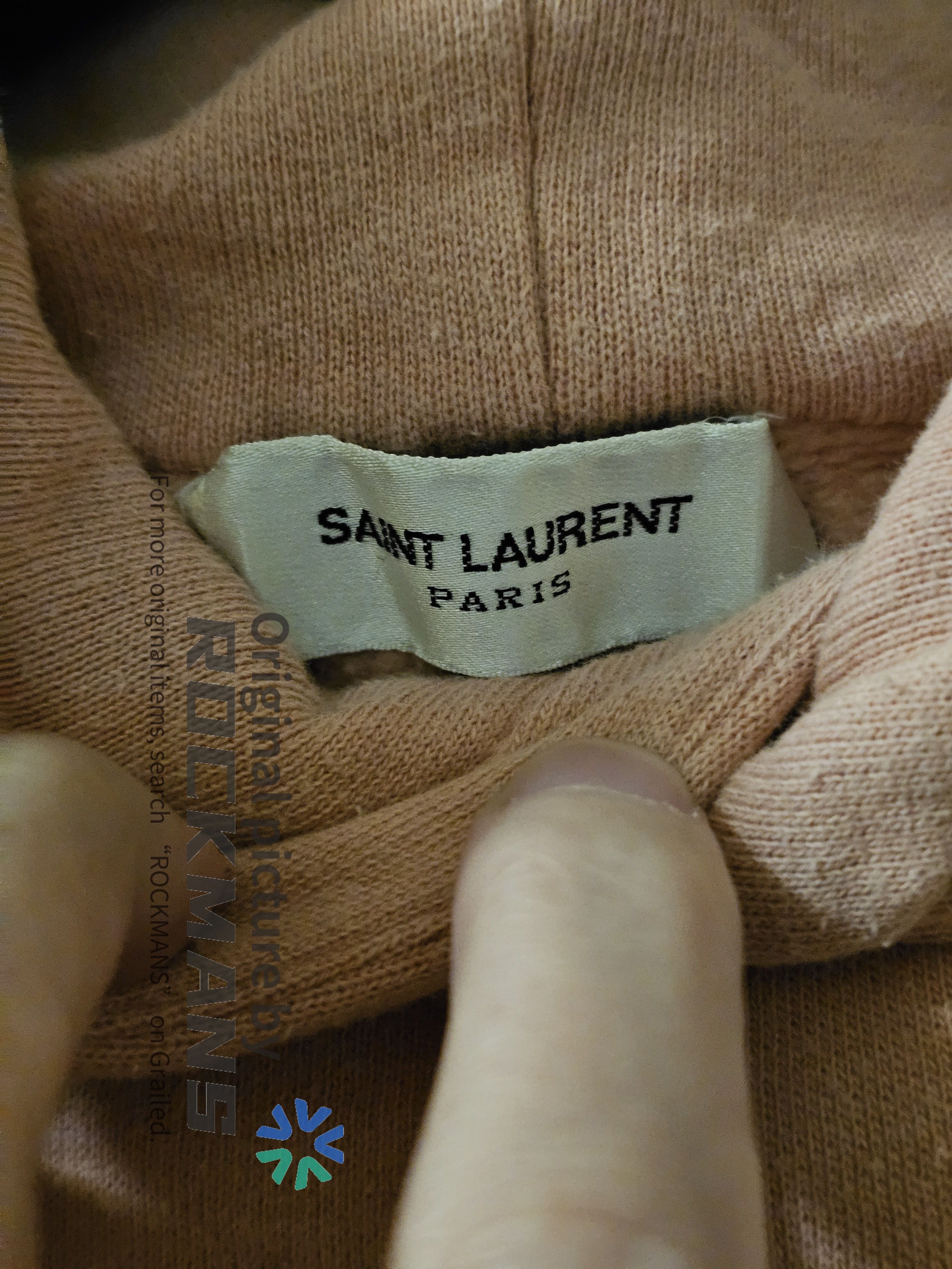 Saint Laurent Unisex Lotus Pink Sweatshirts Hoodie Size S