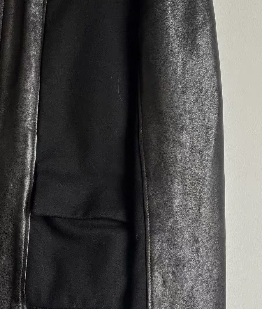 Maison Margiela Maison Martin Margiela Vintage Wool Leather Jacket Size US M / EU 48-50 / 2 - 3 Thumbnail