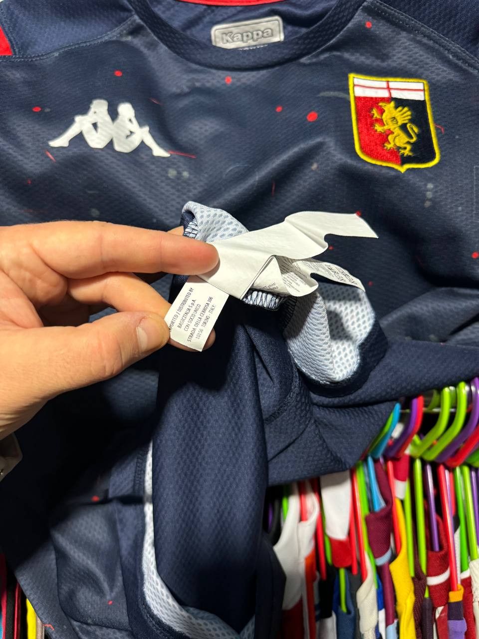 Kappa × Vintage Vintage Genoa Kappa Training Jersey Blokcore Small Size US S / EU 44-46 / 1 - 14 Thumbnail