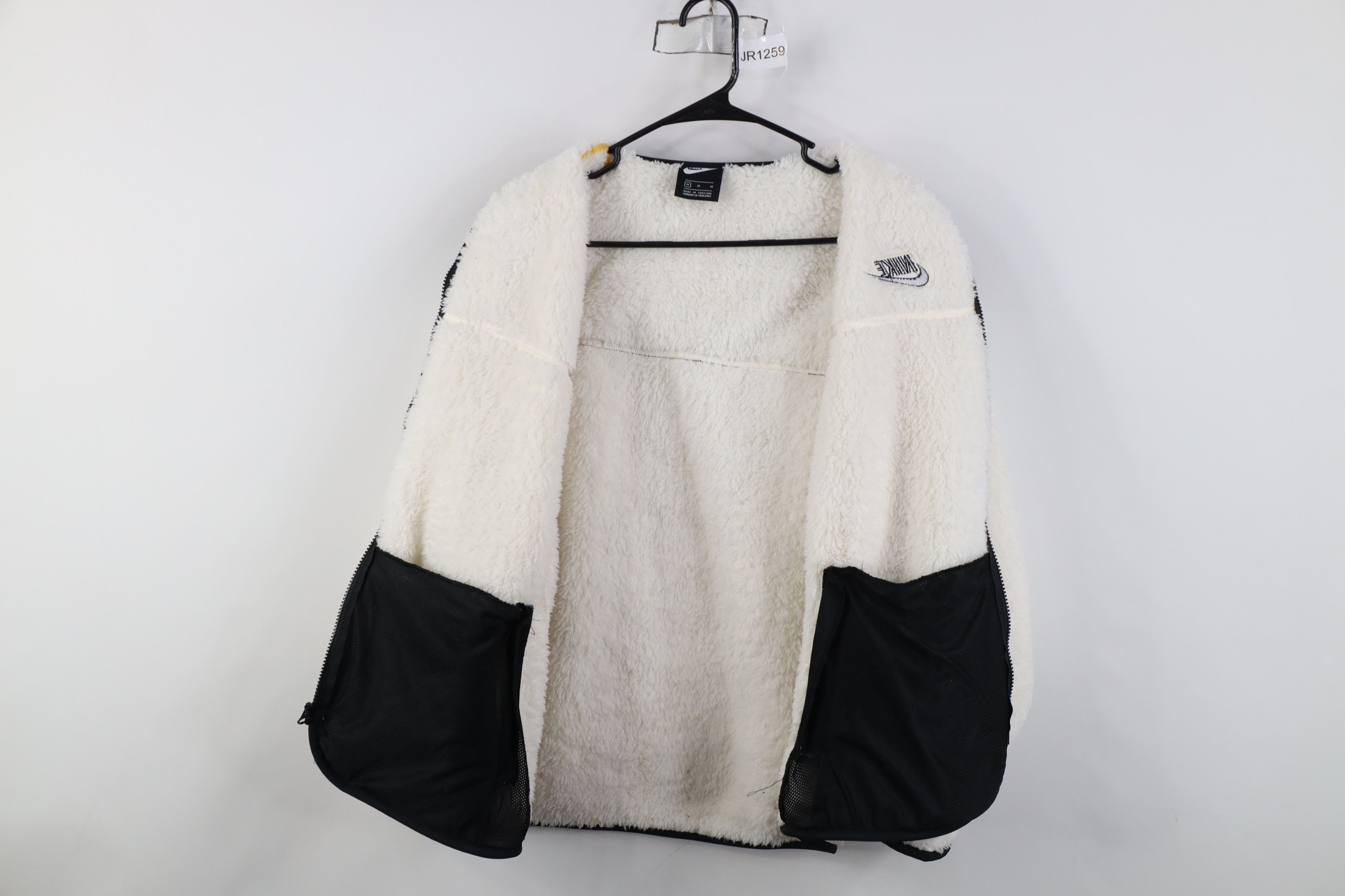 Nike Nike Sportswear NSW Sherpa Plush Fleece Jacket White Size M / US 6-8 / IT 42-44 - 9 Thumbnail