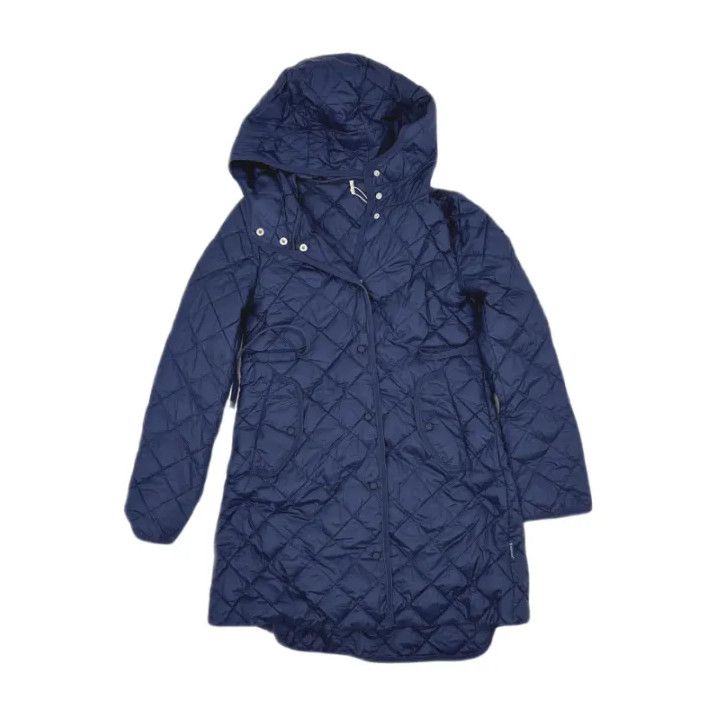 Moncler Moncler Solid Blue Casual Warm Coat Size US XS / EU 42 / 0 - 1 Thumbnail
