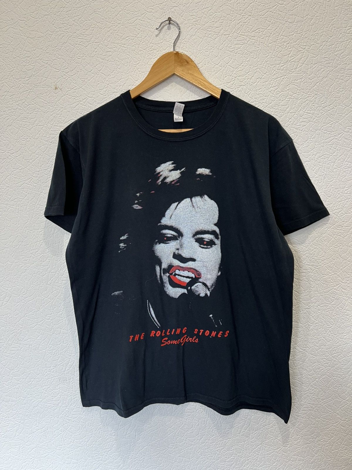 Band Tees Vintage The Rolling Stones Some Girls Black Band T Shirt Tee Size US L / EU 52-54 / 3 - 1 Thumbnail