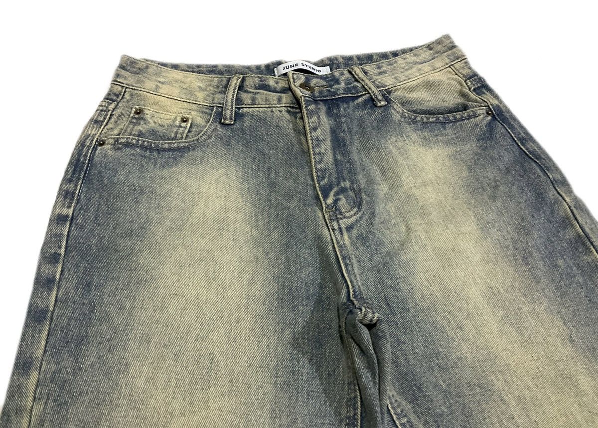 Hysteric Glamour × If Six Was Nine × Japanese Brand 🔥Sick Y2K June Studio Mud Wash Flared Denim Size US 30 / EU 46 - 3 Thumbnail