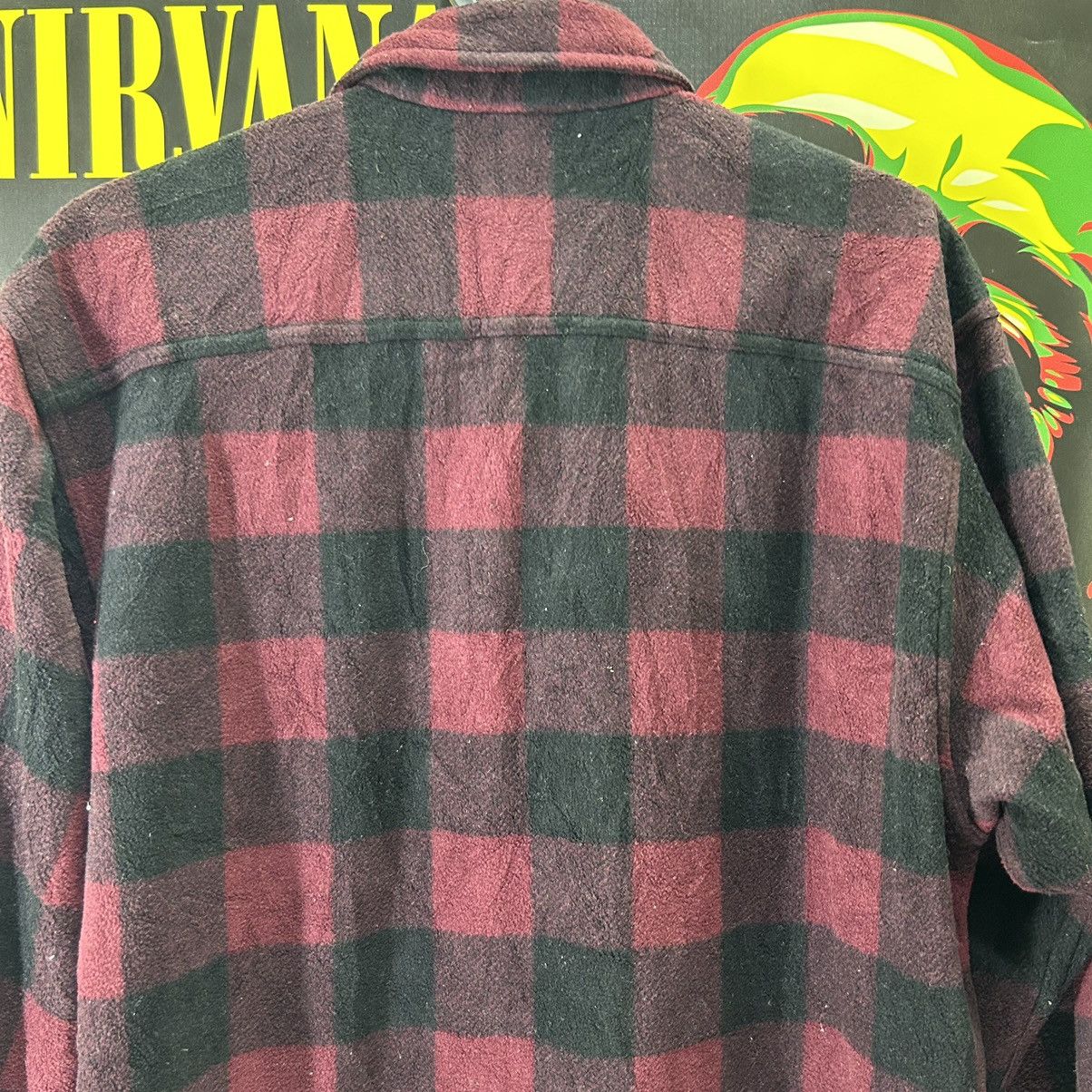 Uniqlo Vintage Uniqlo Checkered Fleece Button Down Shirts Size US M / EU 48-50 / 2 - 8 Thumbnail